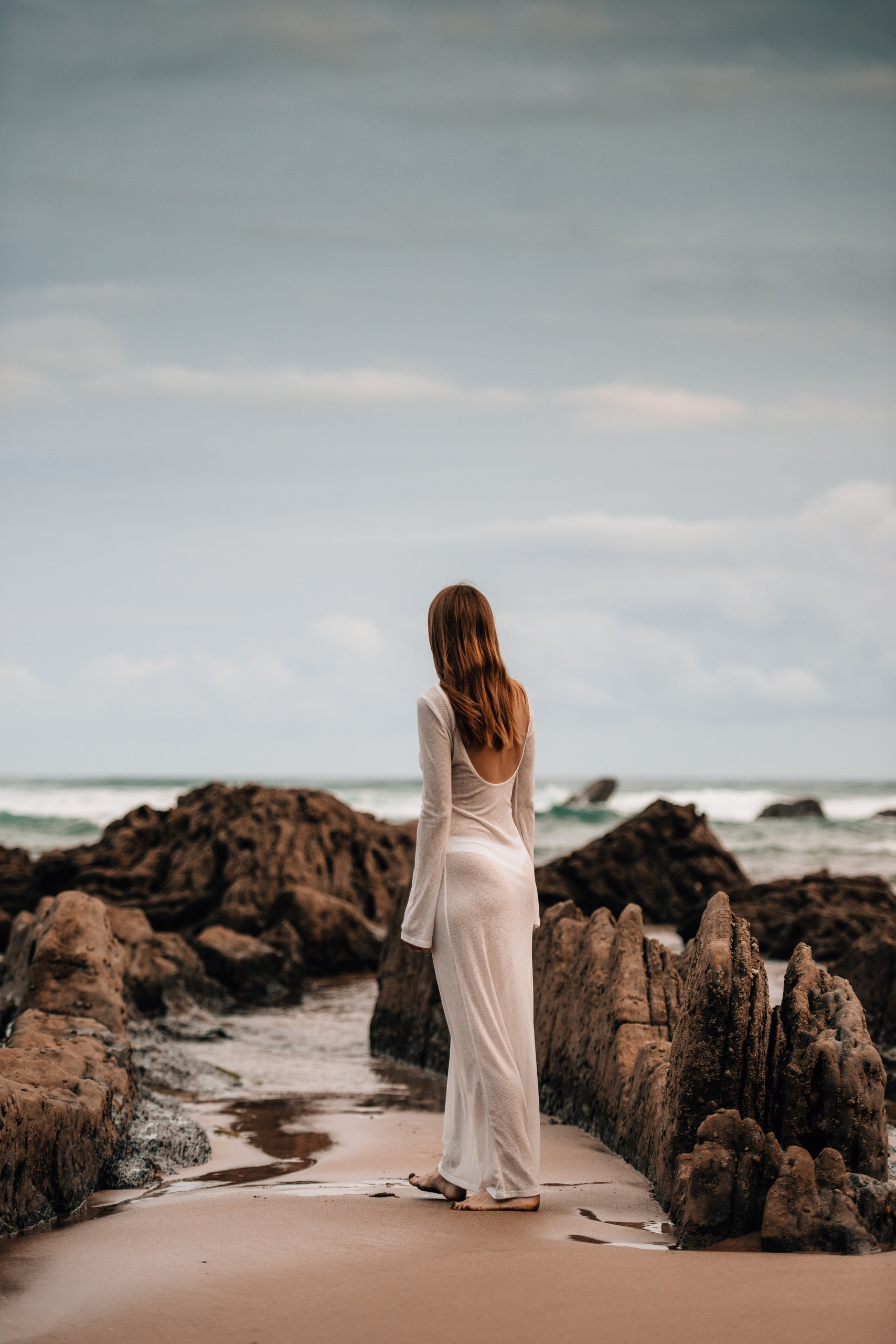 Марина и море…. Photographer in Bilbao Irina Makou