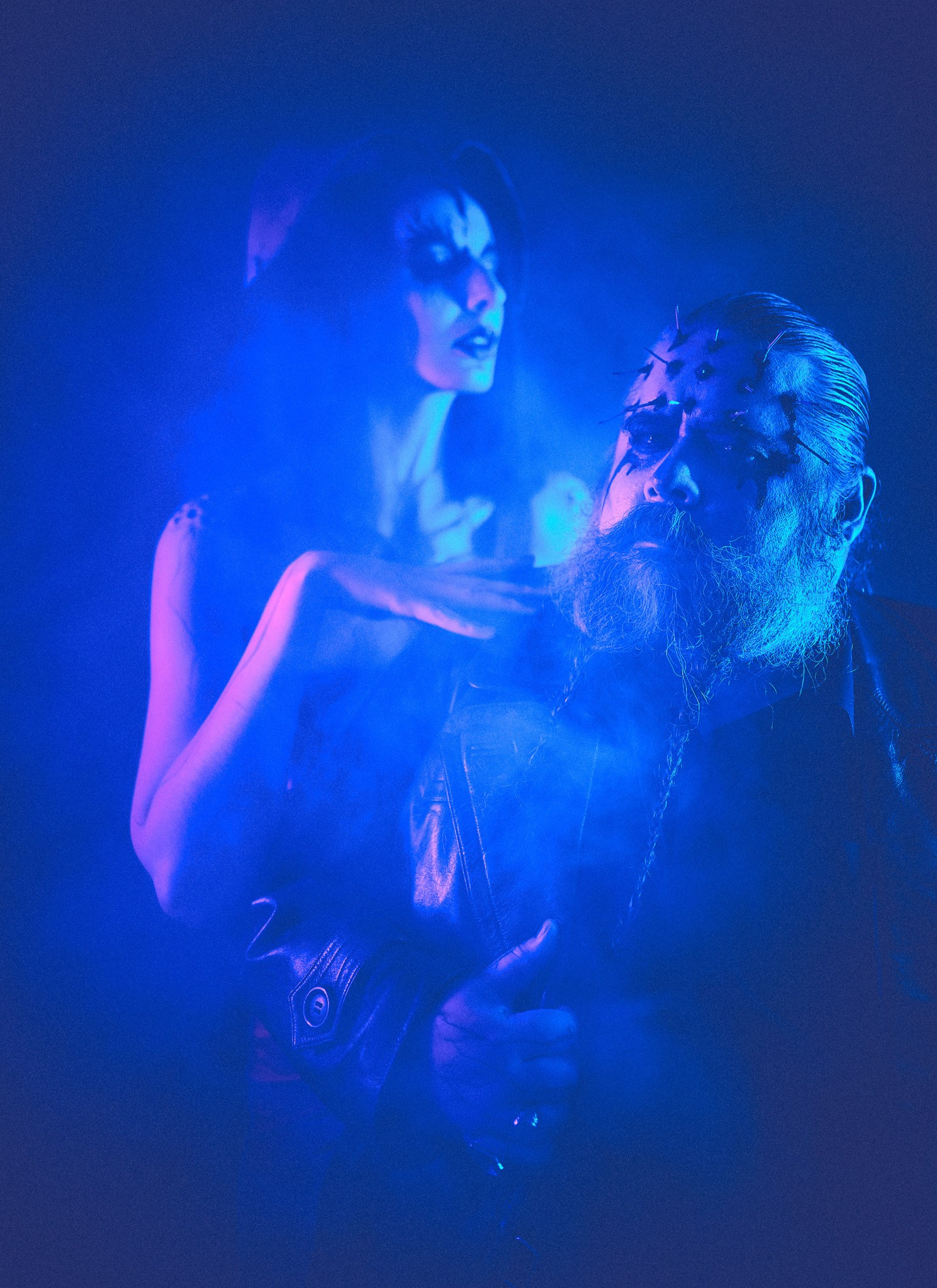 Fotograf portretowy Andriej Szypiłow - sesja na Halloween - Addams Cenobite. Portrait photographer Andriej Szypilow - Halloween session - Addams Cenobite.