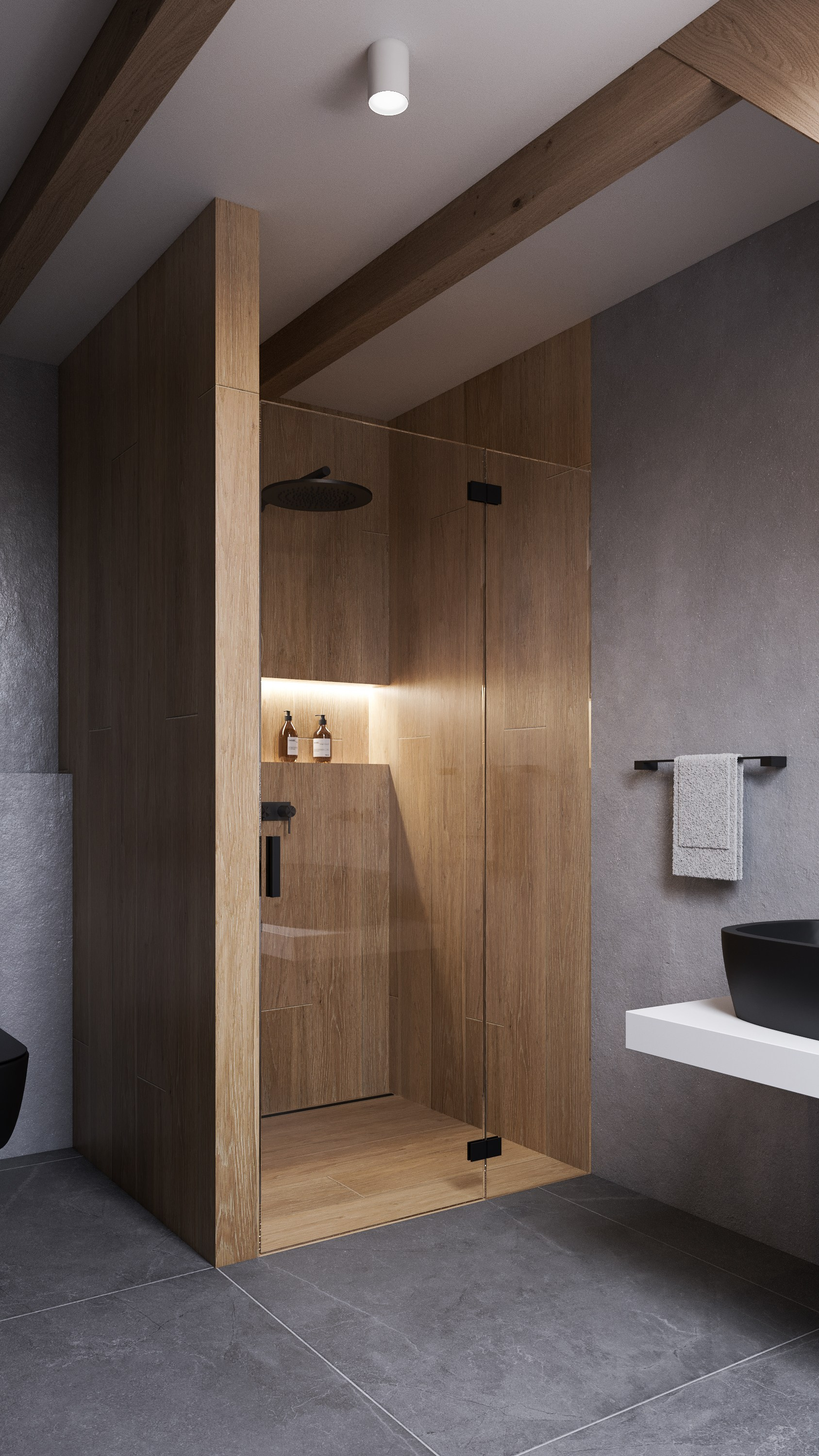 HOTELOVÝ POKOJ č.2 V HORSKÉ CHATĚ. Filipenka architects