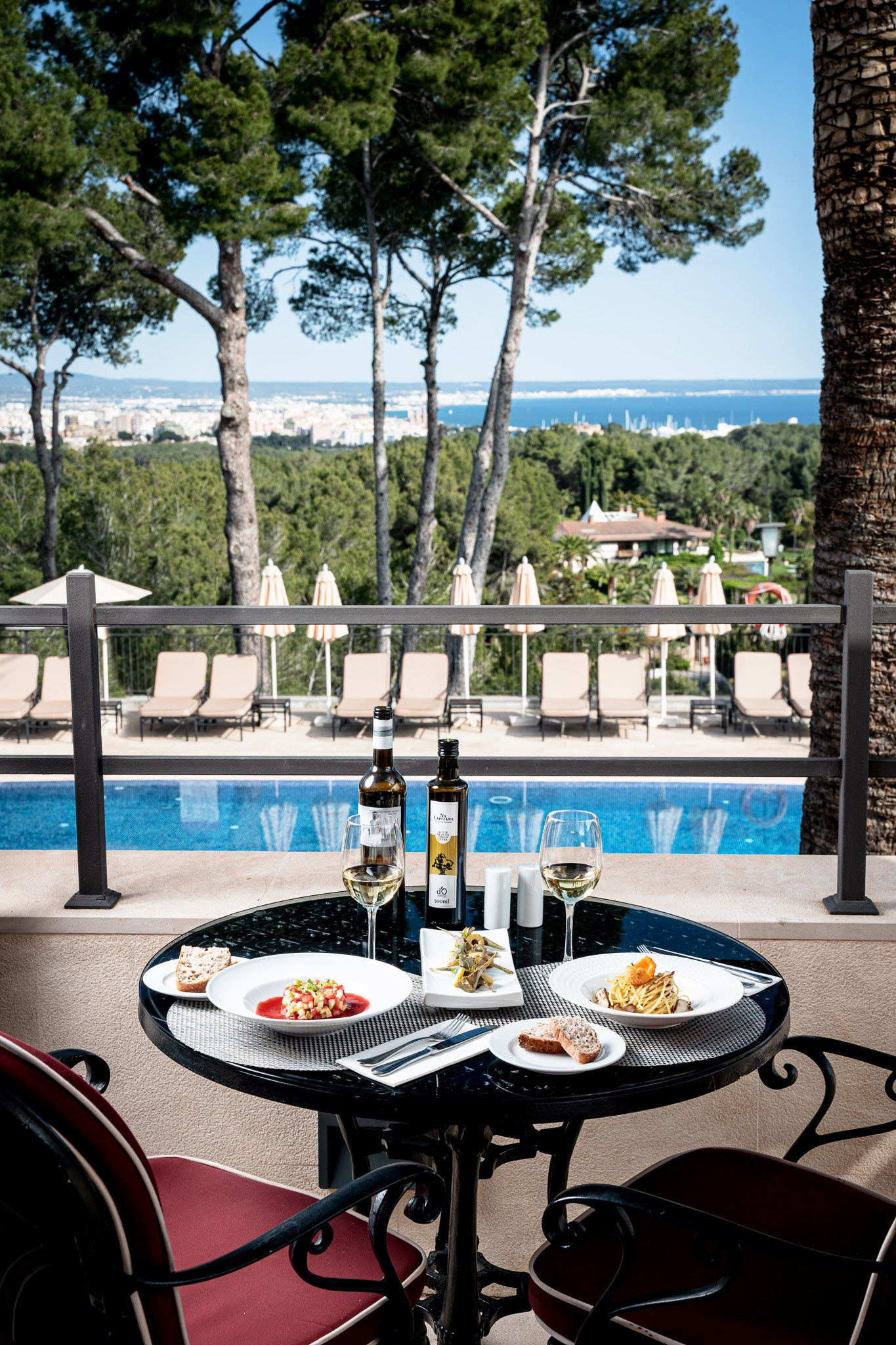 Fotografía de comida en Es Castell, Hotel Castillo Son Vida. Mallorca Wedding, Corporate & Social Photographer