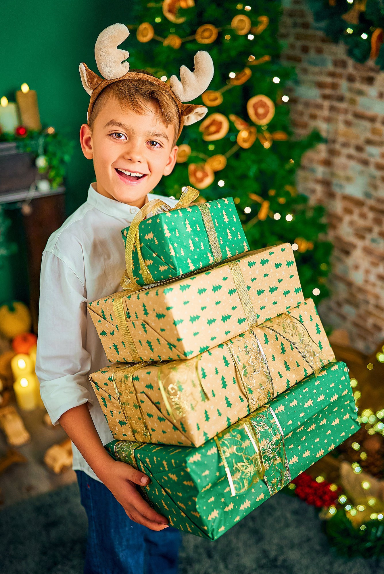 Sesión de fotos Navidad Tenerife. Fotógrafos en Tenerife dedicados a la fotografía de bebes, niños y familia