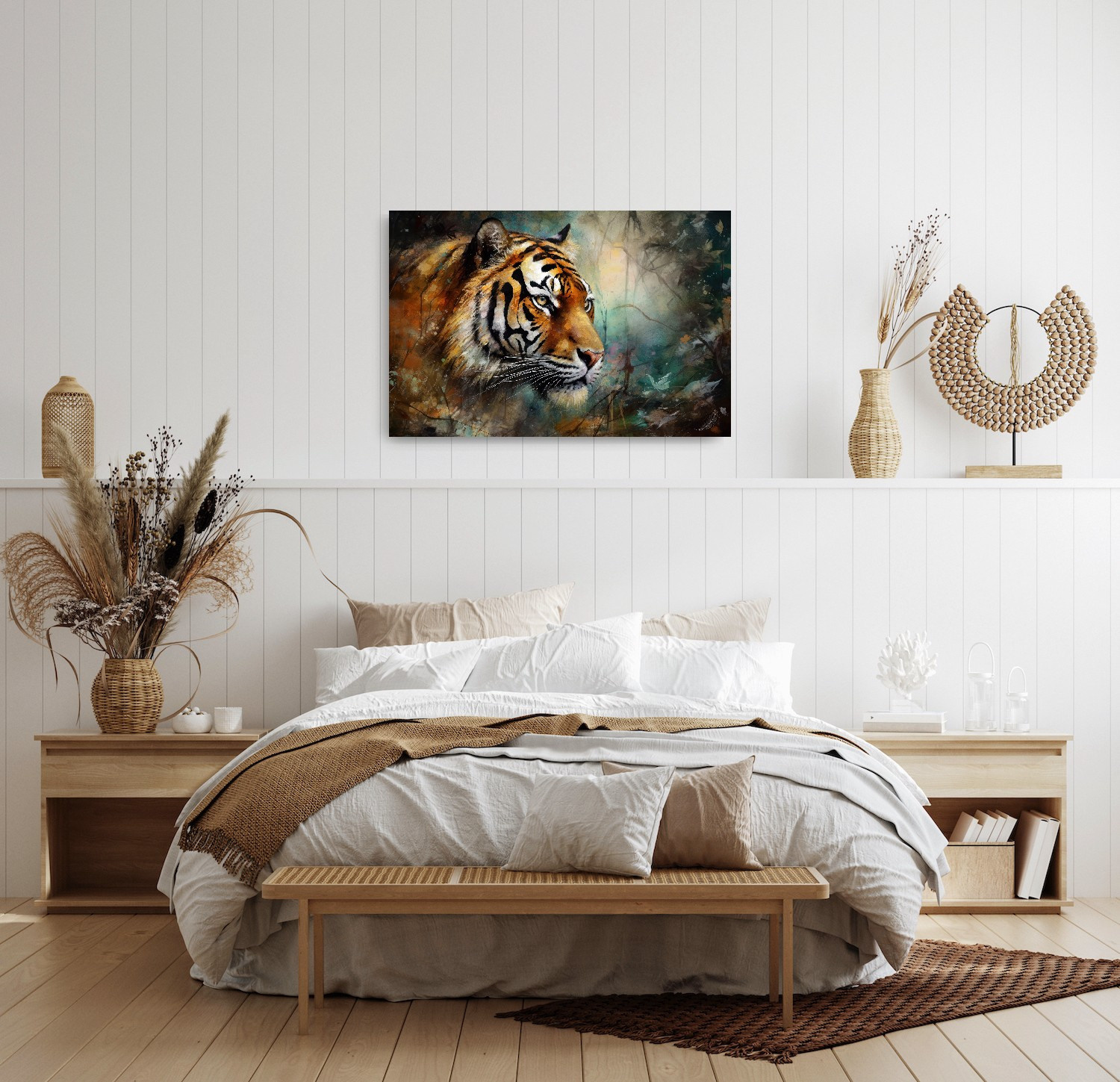Tiger Collection Sacred Animals Artwork #37 Lolly Shine. Lolly Shine. Contemporary digital artist