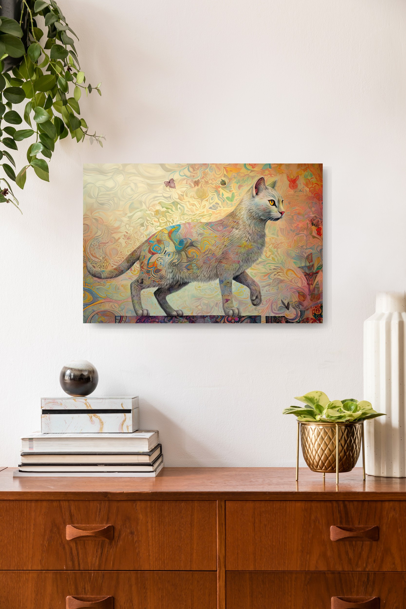 Cat Collection Sacred Animals Artwork #22 Lolly Shine. Lolly Shine. Contemporary digital artist