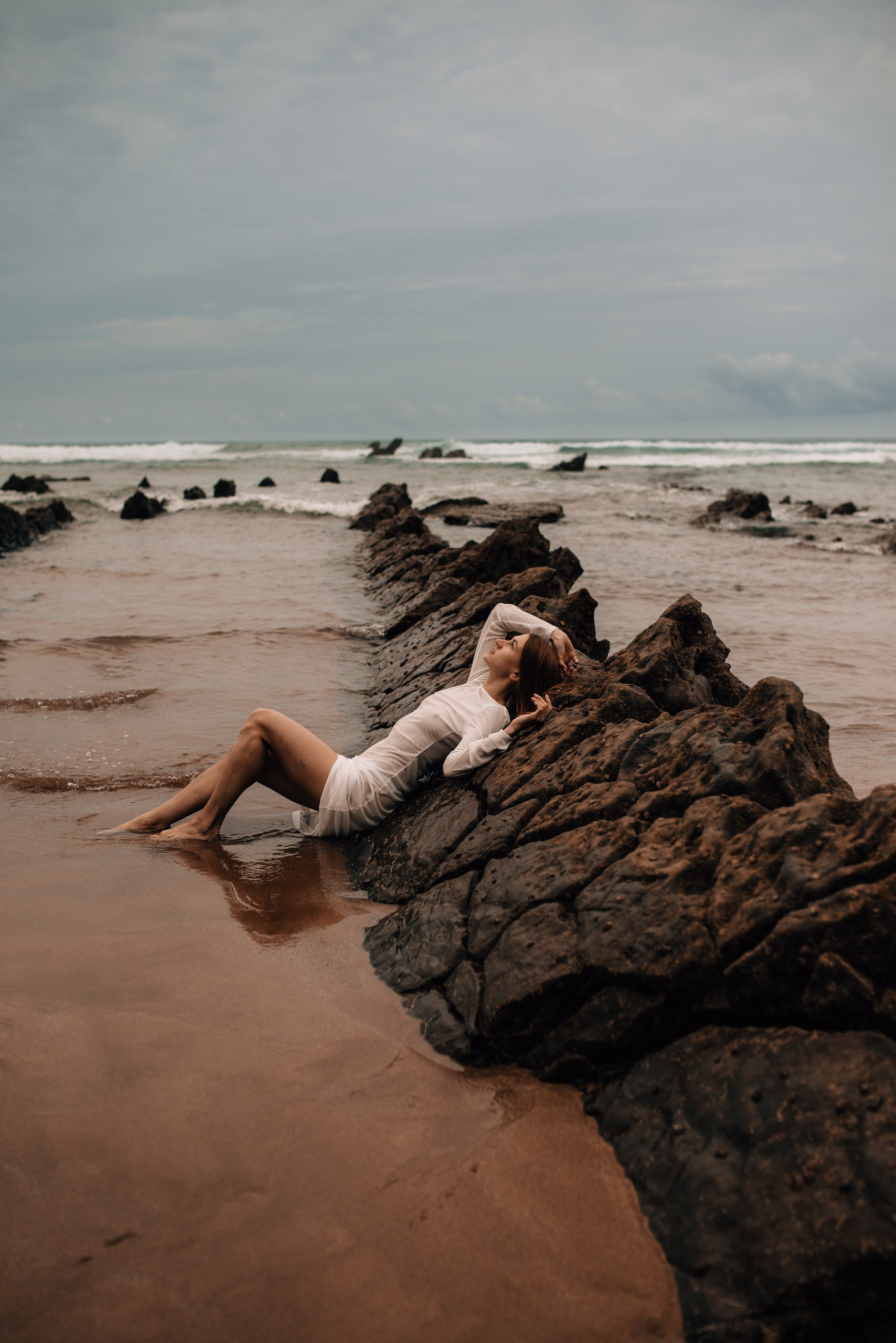 Марина и море…. Photographer in Bilbao Irina Makou