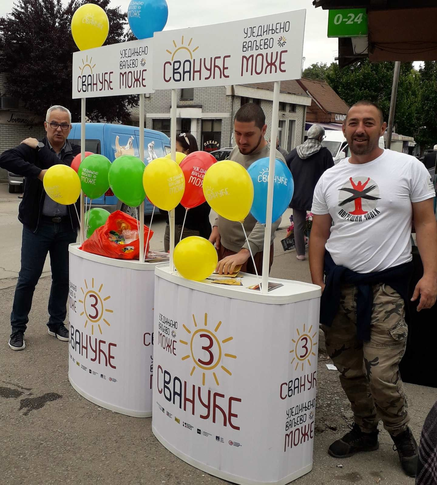 Пијачни дан и сВАнуће. Уједињено Ваљево Може