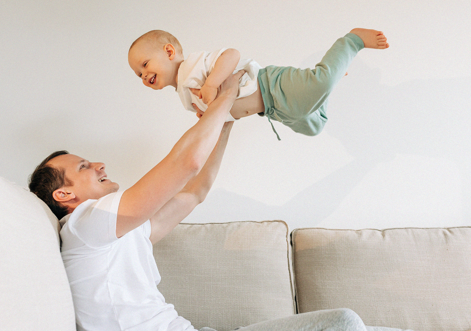 Домашняя семейная фотосессия. Таня, Андрей и Павел. Rodinný a svatební fotograf v Praze