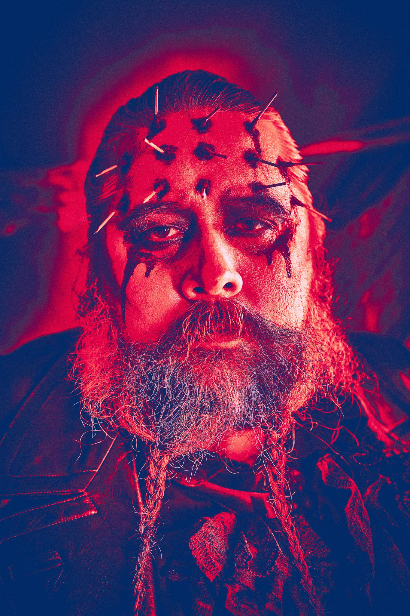 Fotograf portretowy Andriej Szypiłow - sesja na Halloween - Addams Cenobite. Portrait photographer Andriej Szypilow - Halloween session - Addams Cenobite.