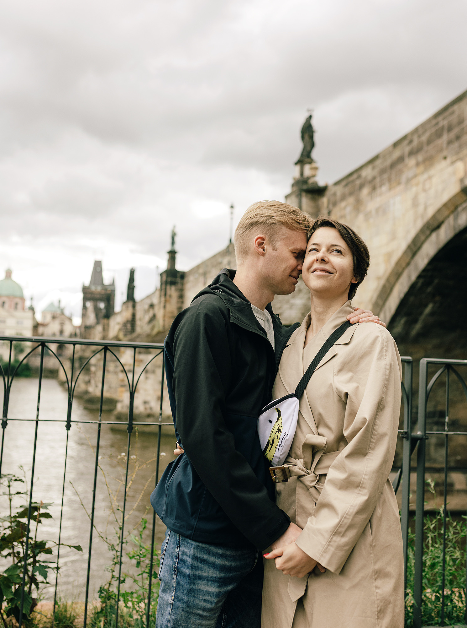 Вика и Женя в Праге. Family and wedding photographer in Prague Natalia Fedori