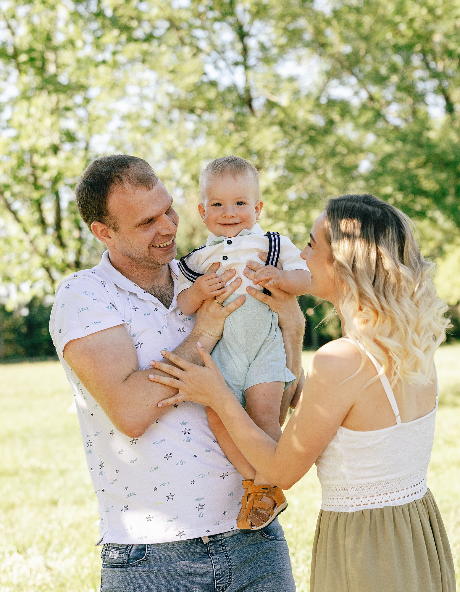 Тимофею 1 годик. Rodinný a svatební fotograf v Praze