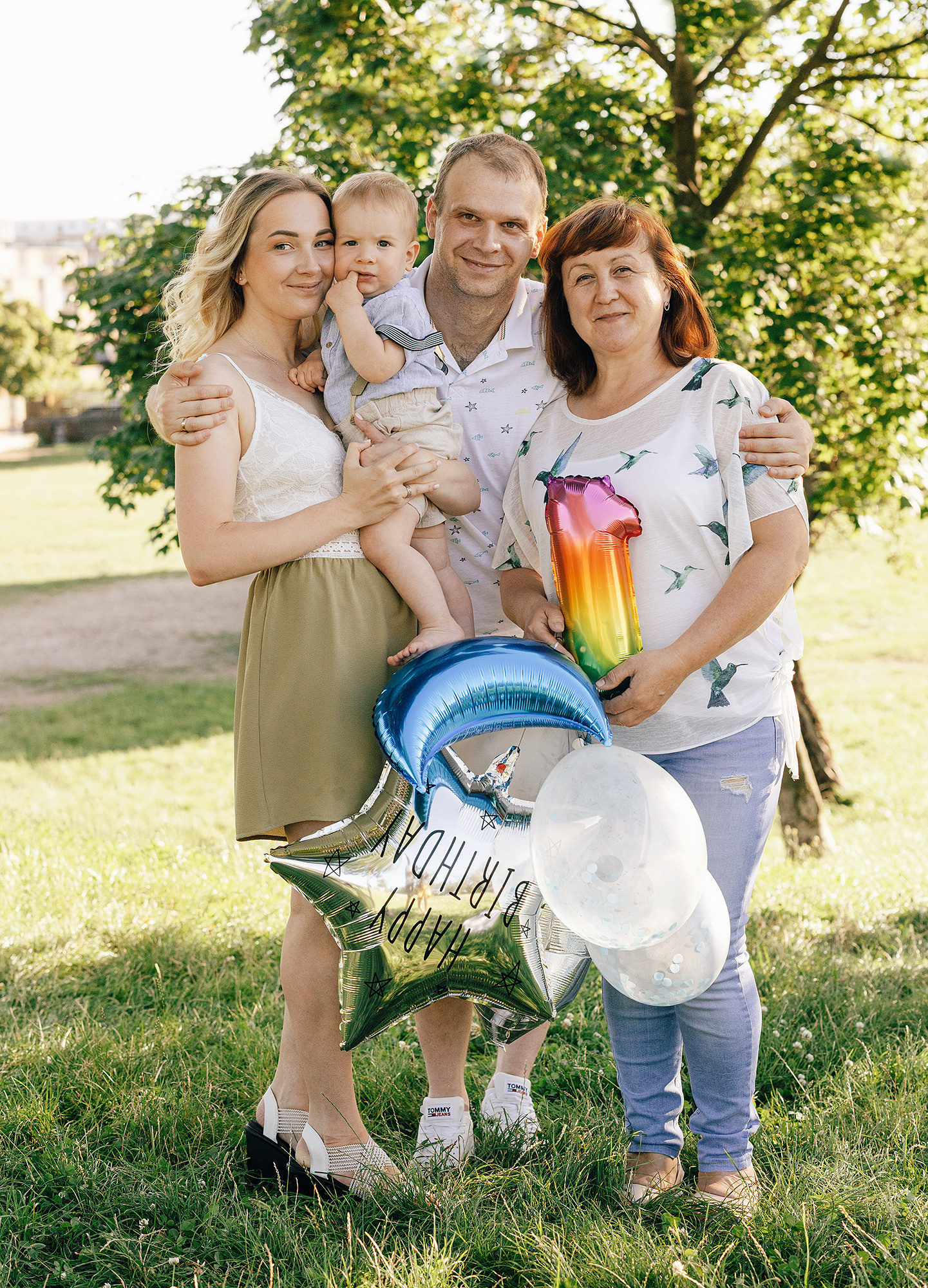 Тимофею 1 годик. Rodinný a svatební fotograf v Praze