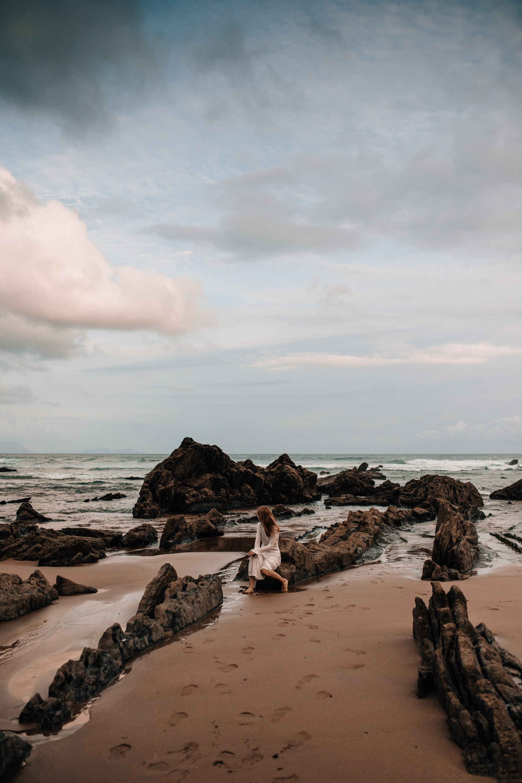 Марина и море…. Photographer in Bilbao Irina Makou