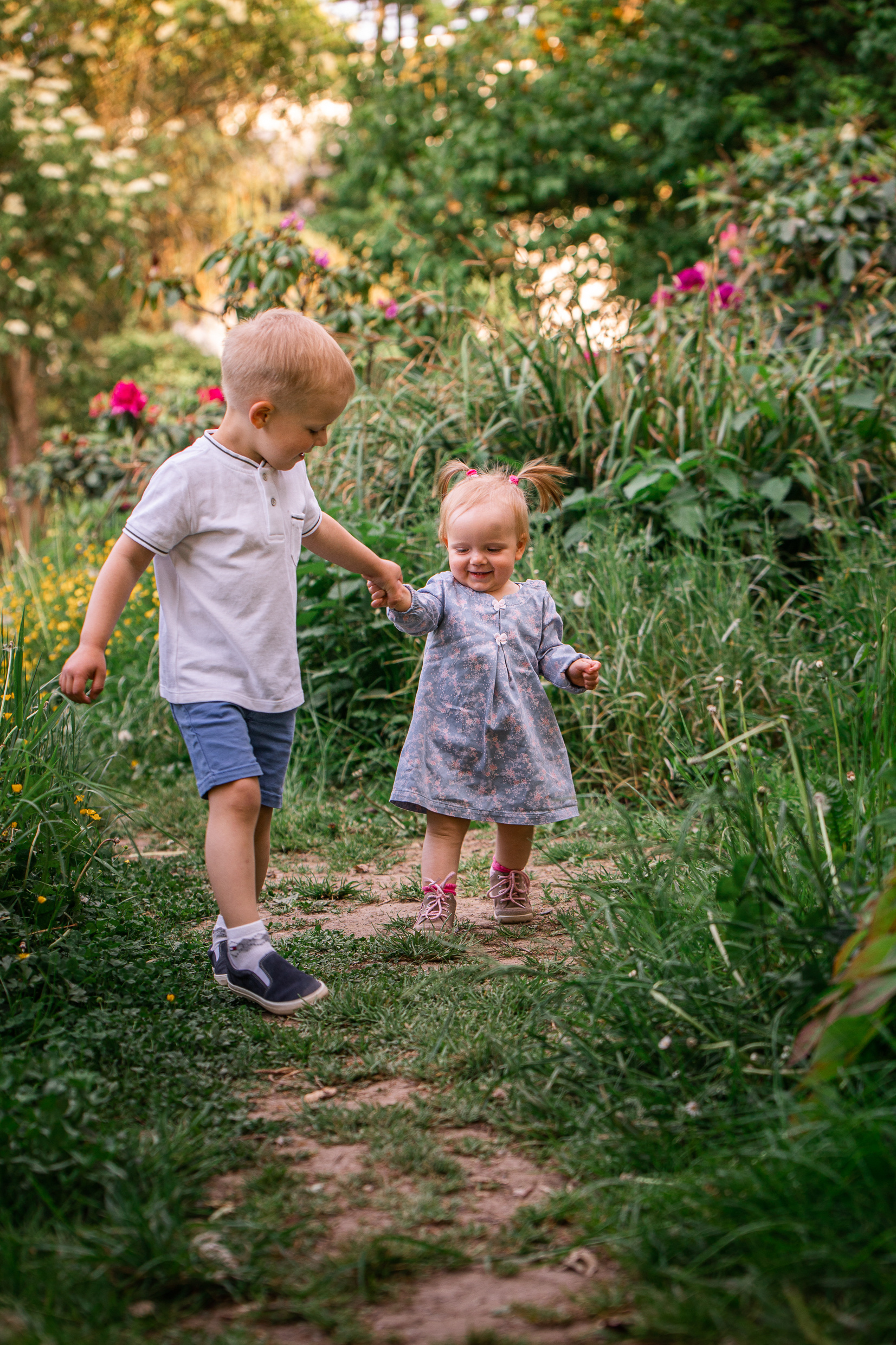 Familienfotoshooting Seepark. Fotograf in Freiburg, Meerim Kaufmann