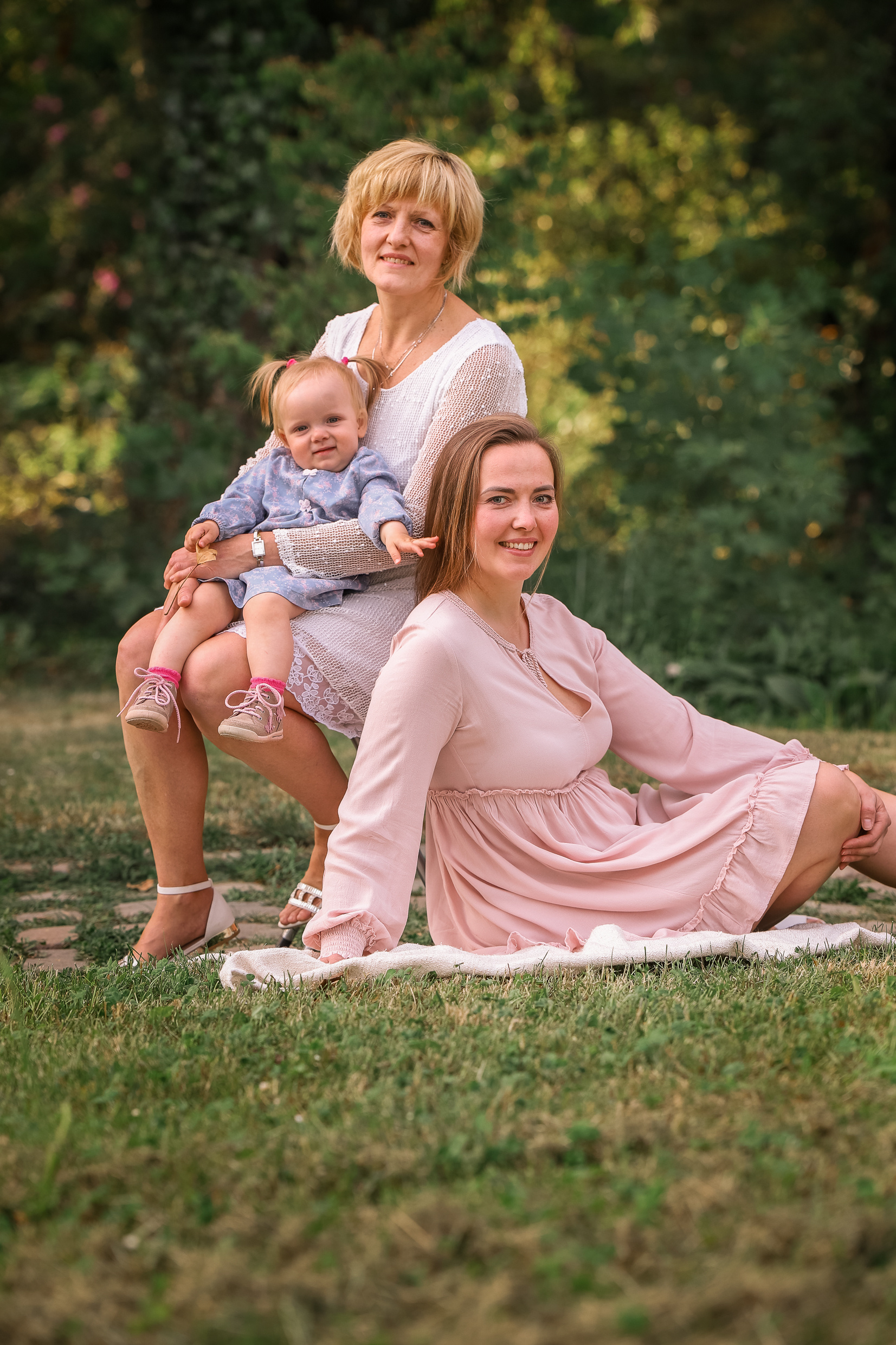 Familienfotoshooting Seepark. Fotograf in Freiburg, Meerim Kaufmann