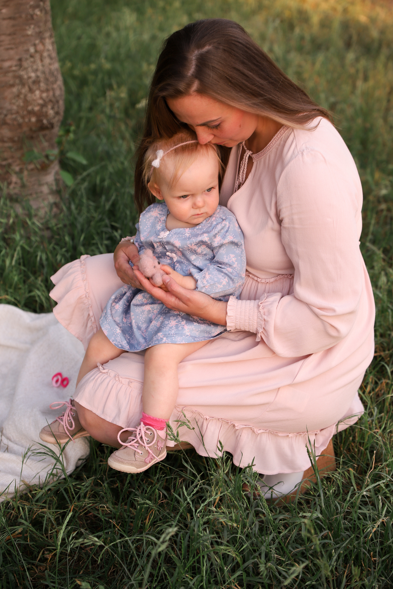 Familienfotoshooting Seepark. Fotograf in Freiburg, Meerim Kaufmann