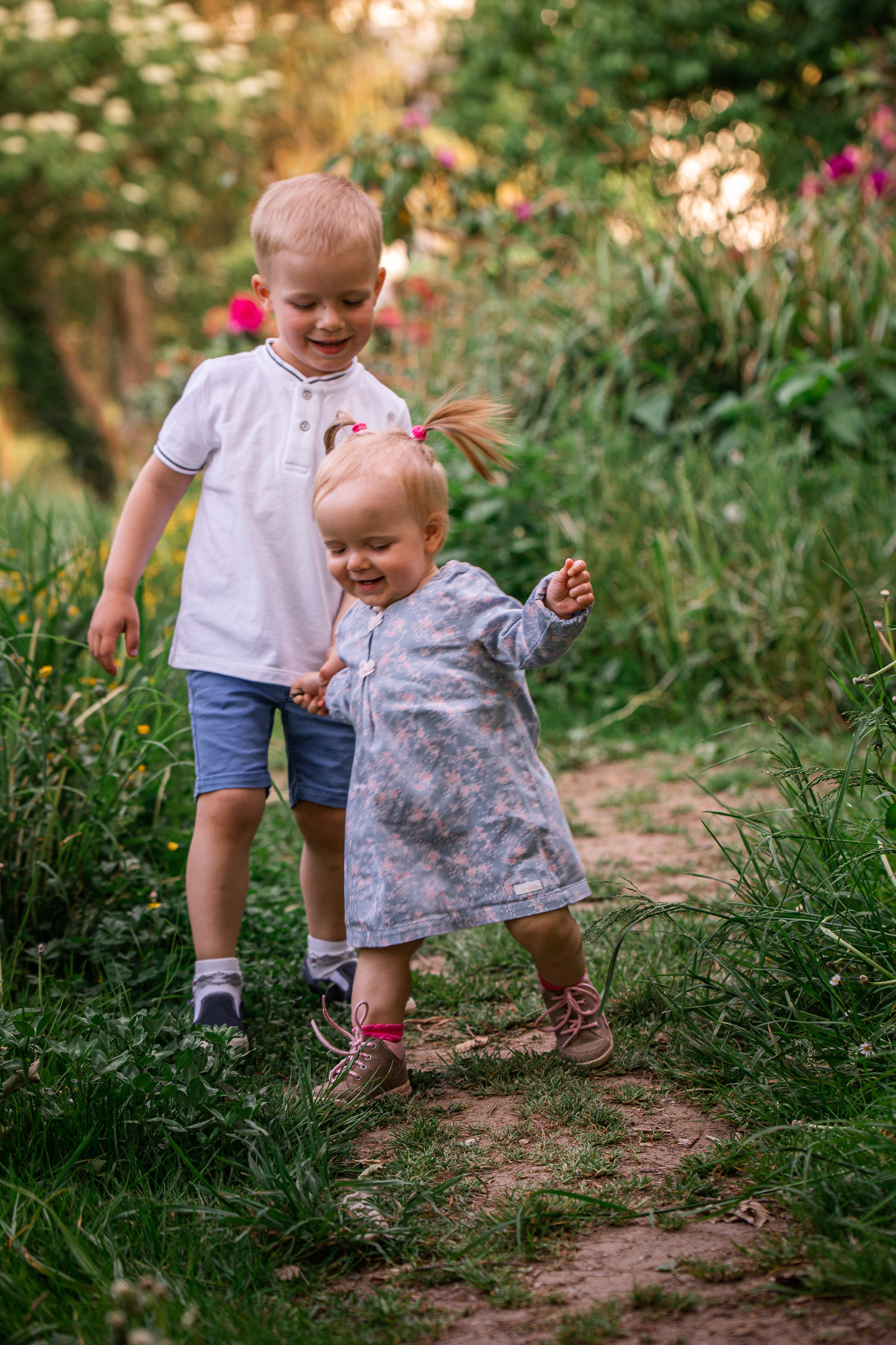 Familienfotoshooting Seepark. Fotograf in Freiburg, Meerim Kaufmann