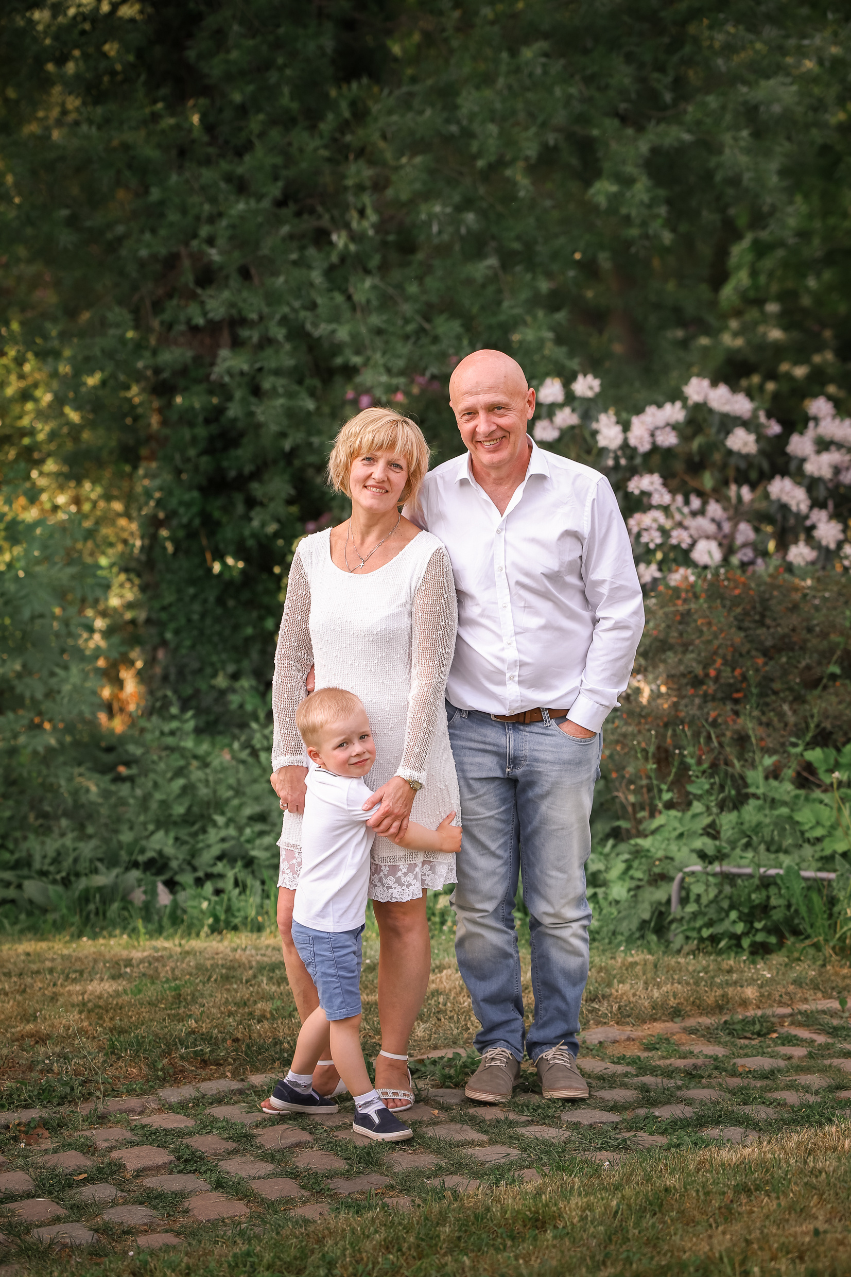 Familienfotoshooting Seepark. Fotograf in Freiburg, Meerim Kaufmann