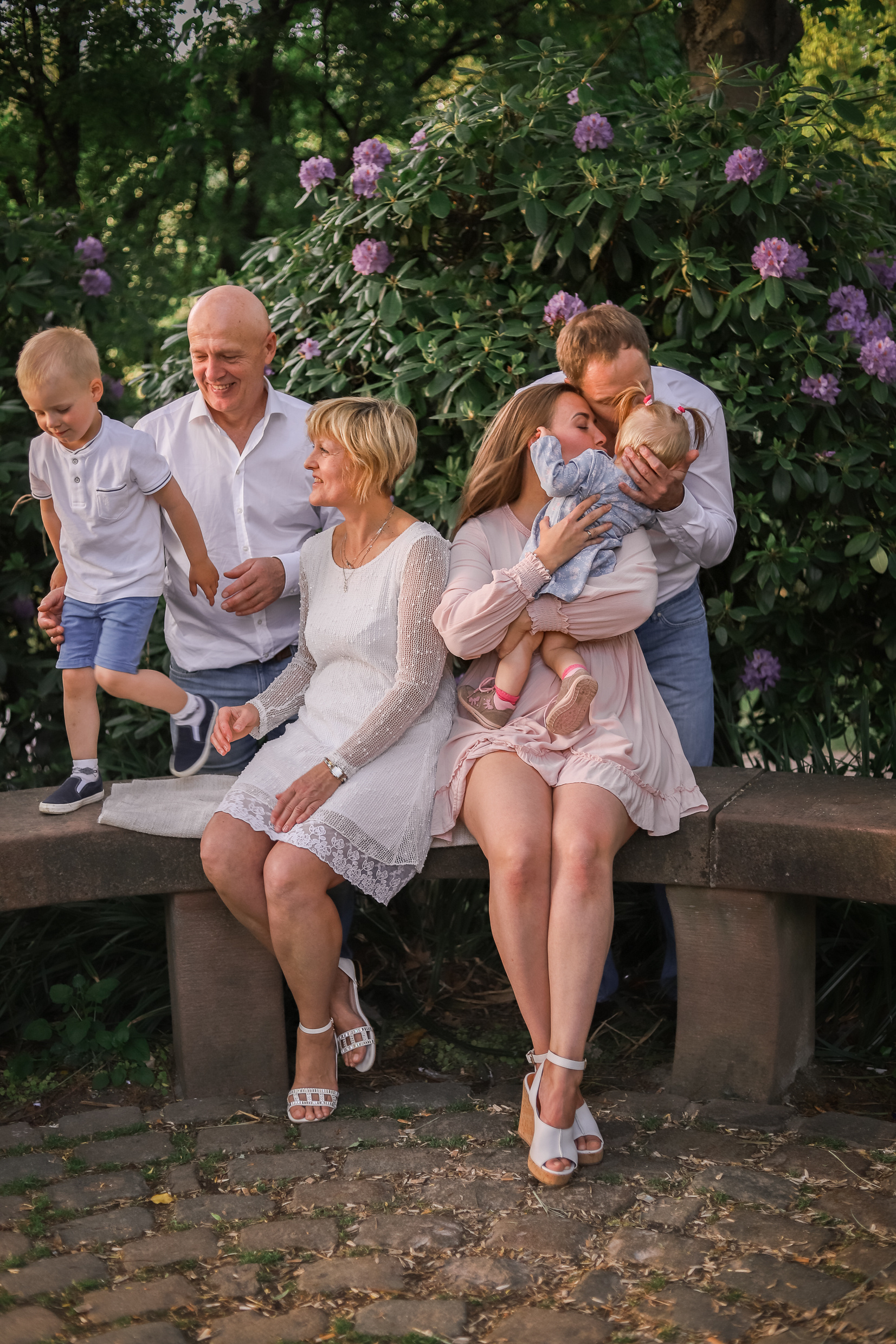 Familienfotoshooting Seepark. Fotograf in Freiburg, Meerim Kaufmann