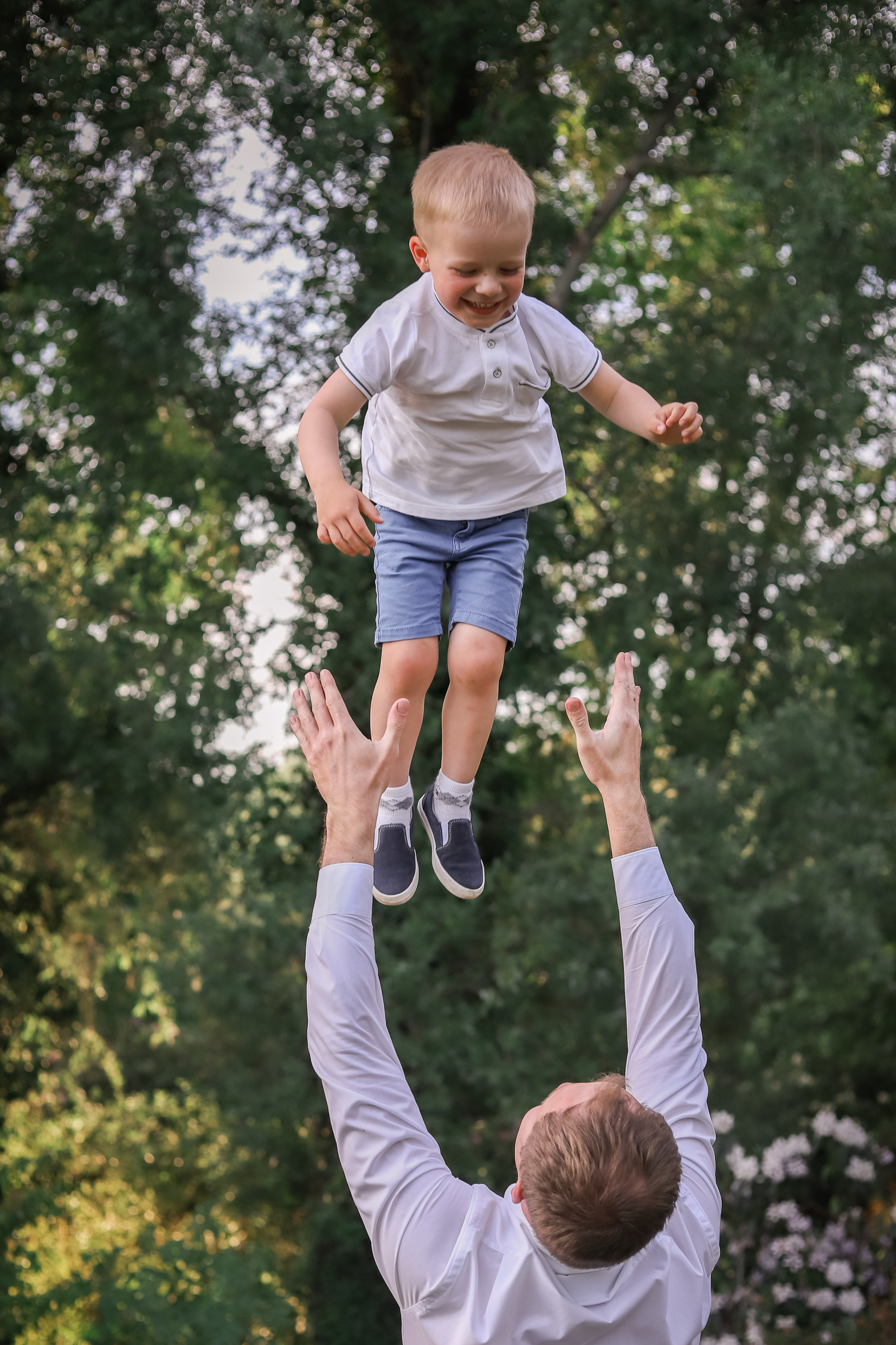 Familienfotoshooting Seepark. Fotograf in Freiburg, Meerim Kaufmann