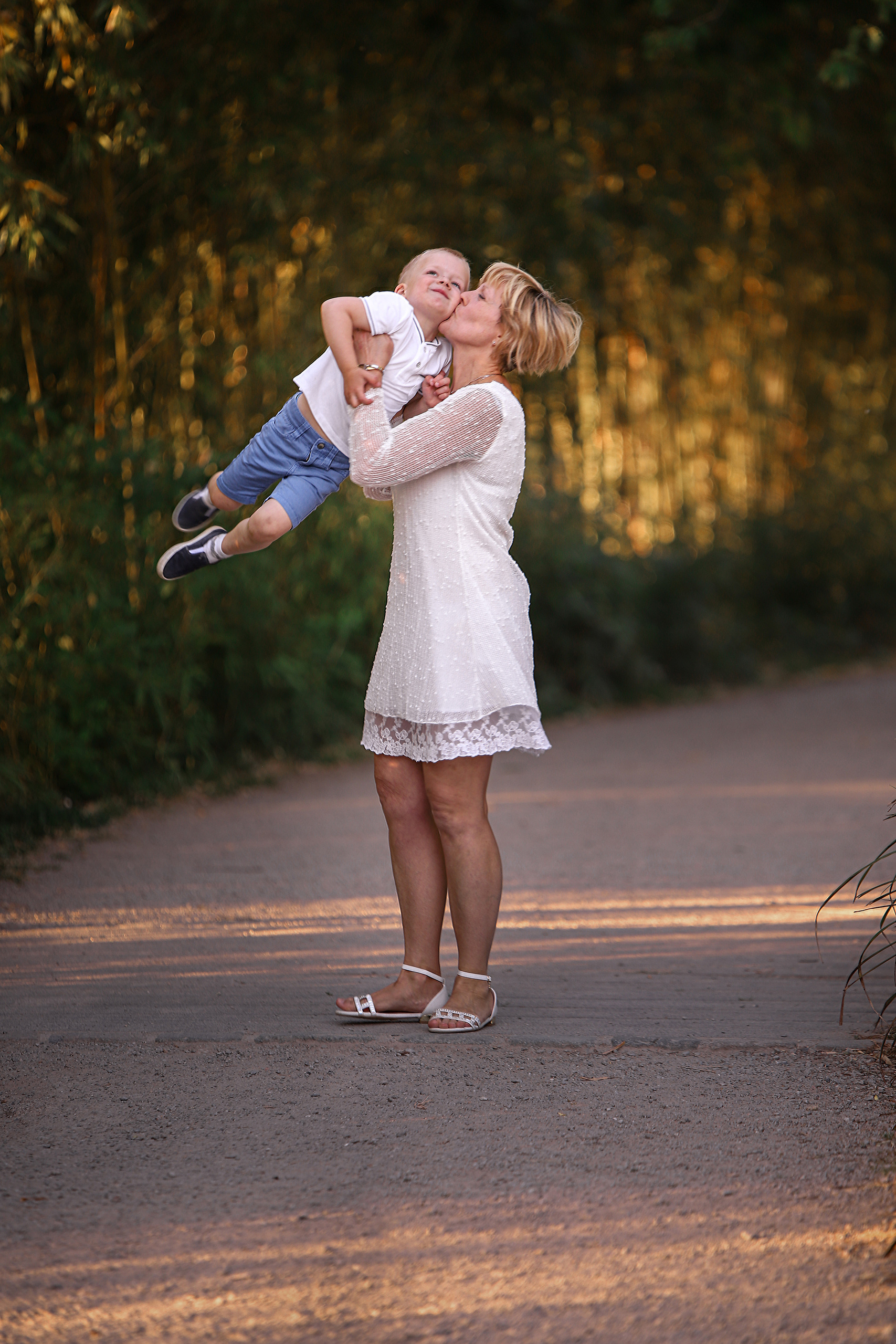 Familienfotoshooting Seepark. Fotograf in Freiburg, Meerim Kaufmann