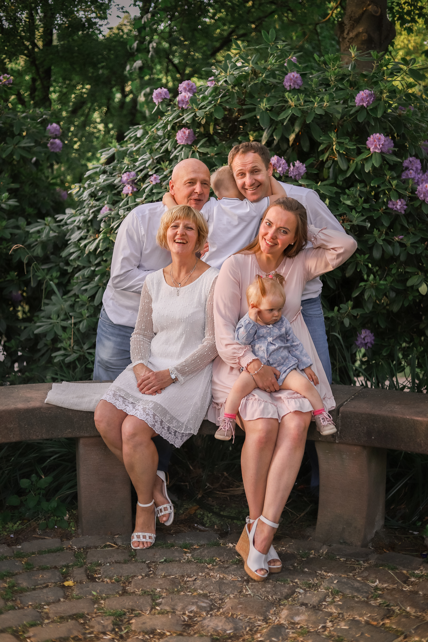Familienfotoshooting Seepark. Fotograf in Freiburg, Meerim Kaufmann