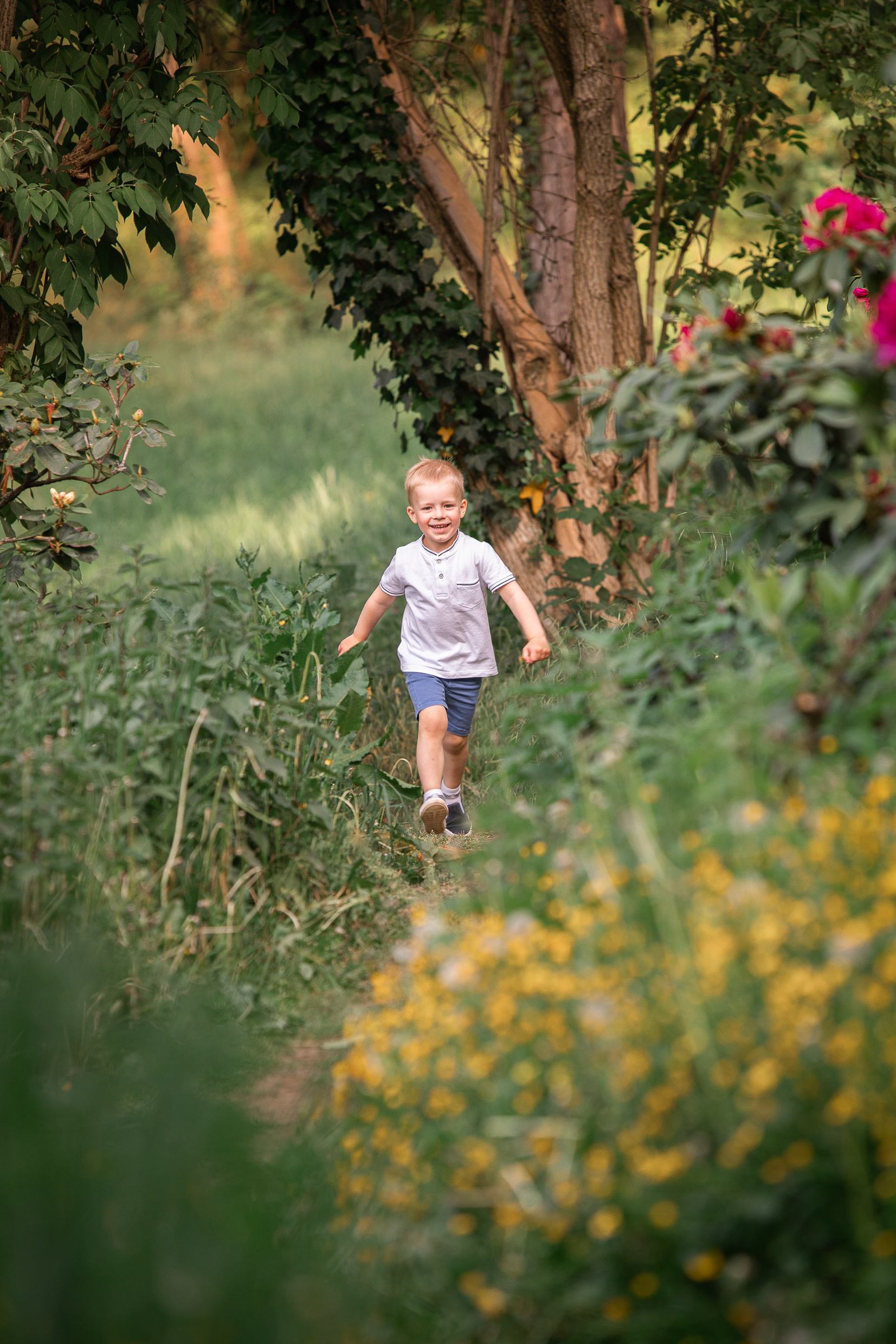 Familienfotoshooting Seepark. Fotograf in Freiburg, Meerim Kaufmann