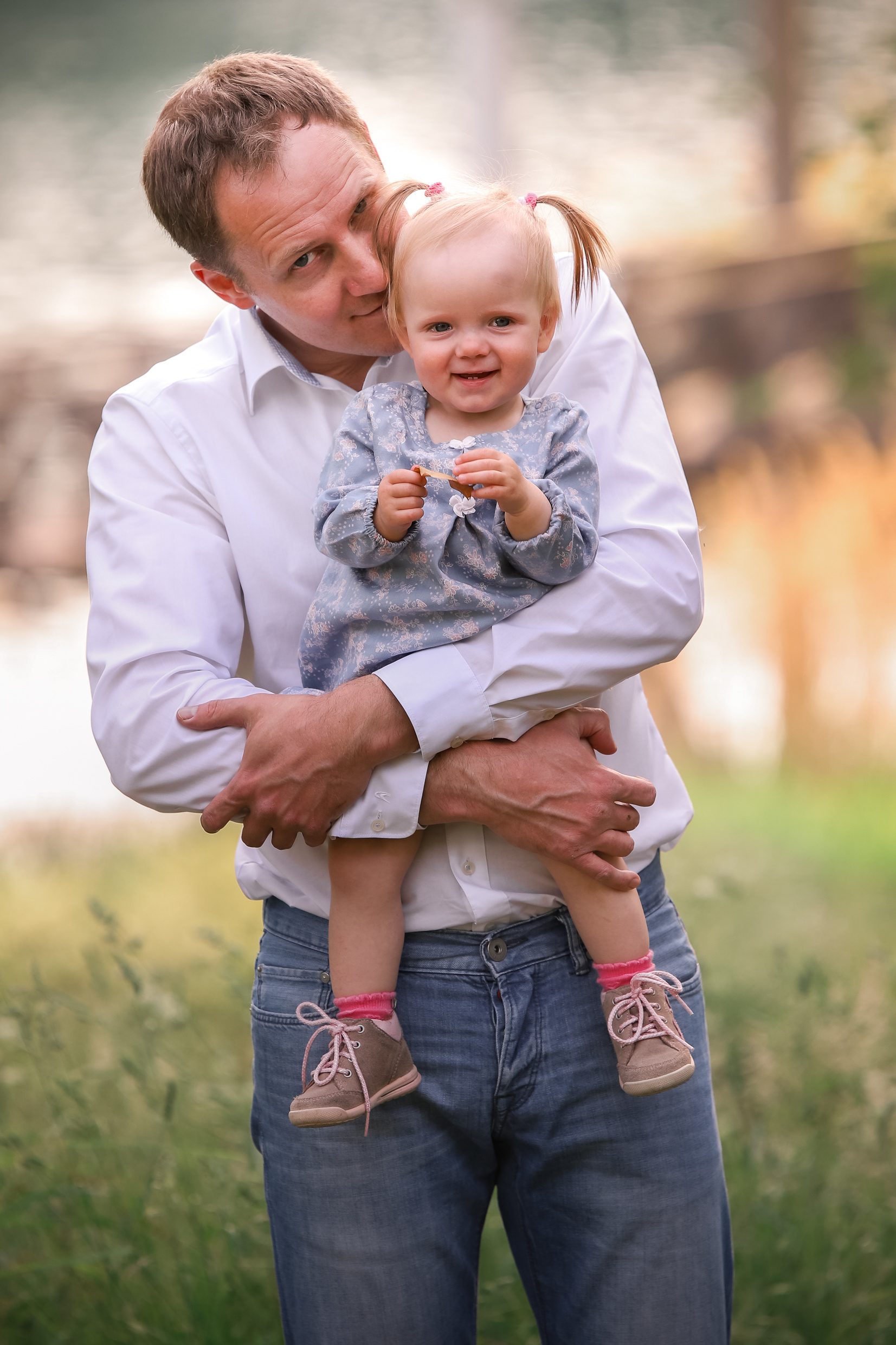 Familienfotoshooting Seepark. Fotograf in Freiburg, Meerim Kaufmann