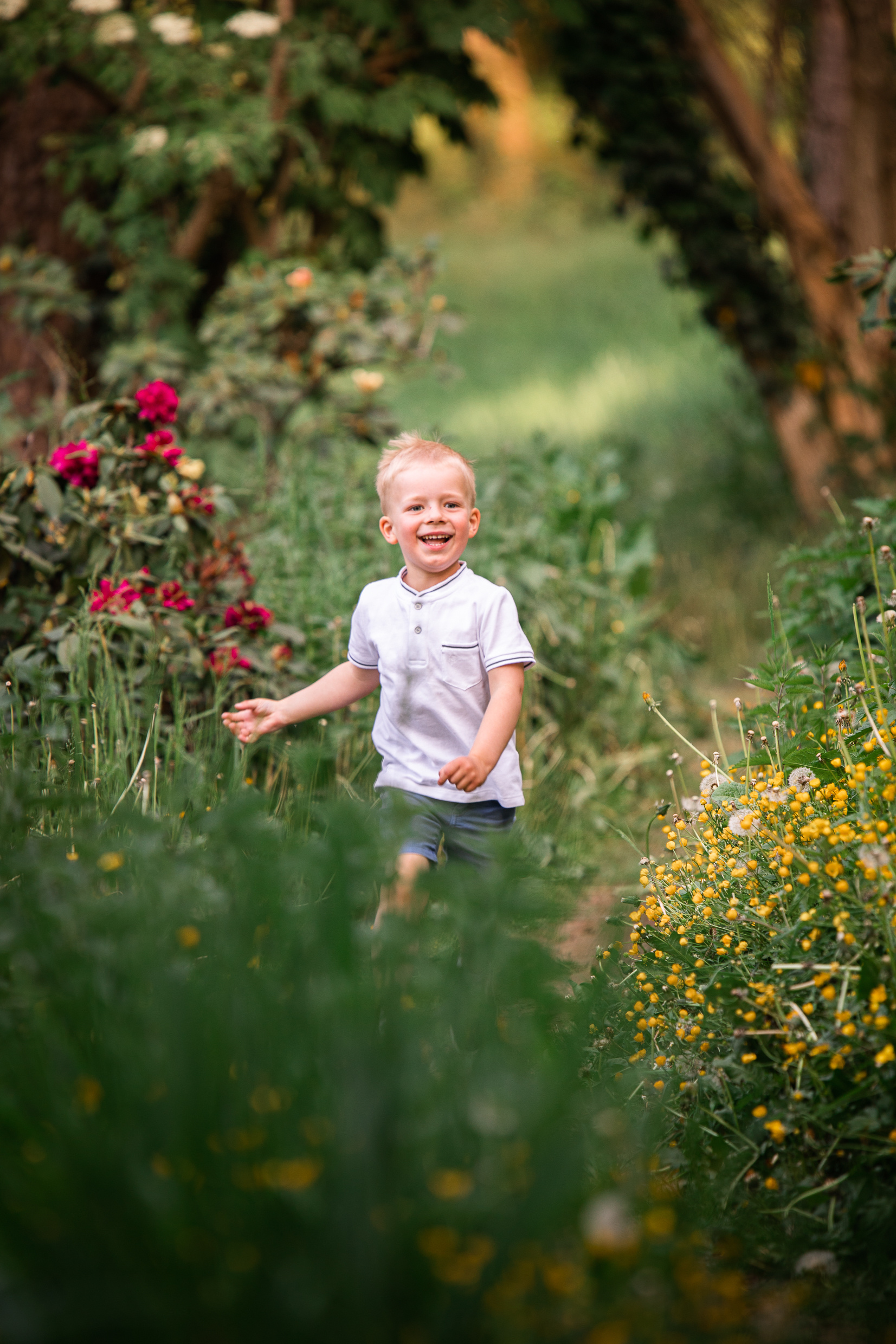 Familienfotoshooting Seepark. Fotograf in Freiburg, Meerim Kaufmann