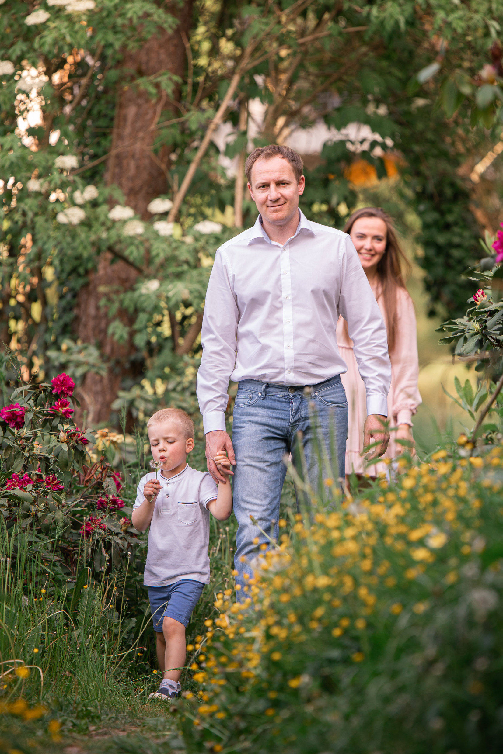 Familienfotoshooting Seepark. Fotograf in Freiburg, Meerim Kaufmann
