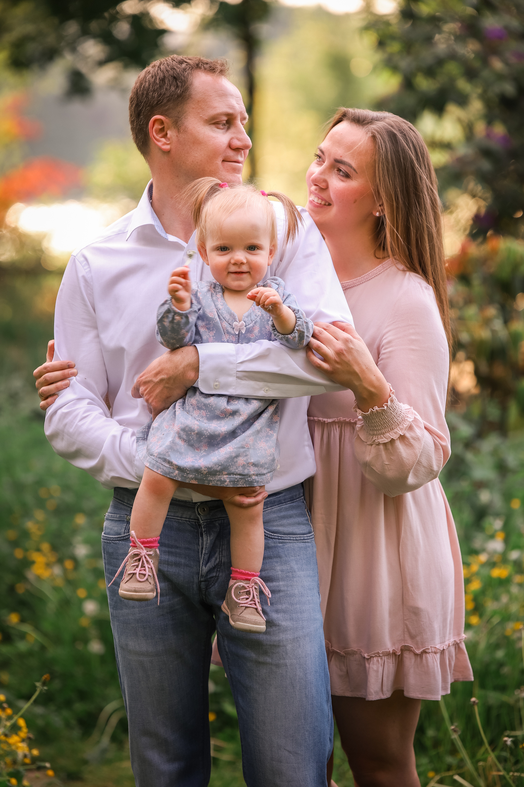 Familienfotoshooting Seepark. Fotograf in Freiburg, Meerim Kaufmann