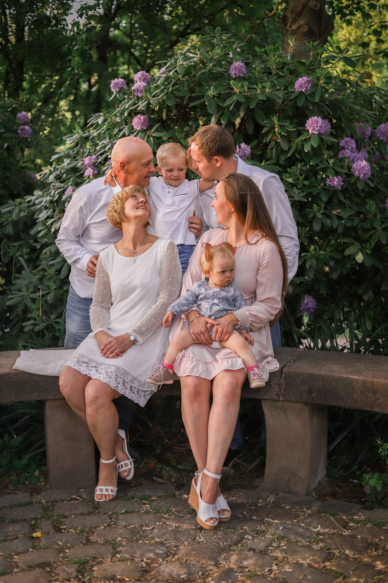Familienfotoshooting Seepark. Fotograf in Freiburg, Meerim Kaufmann