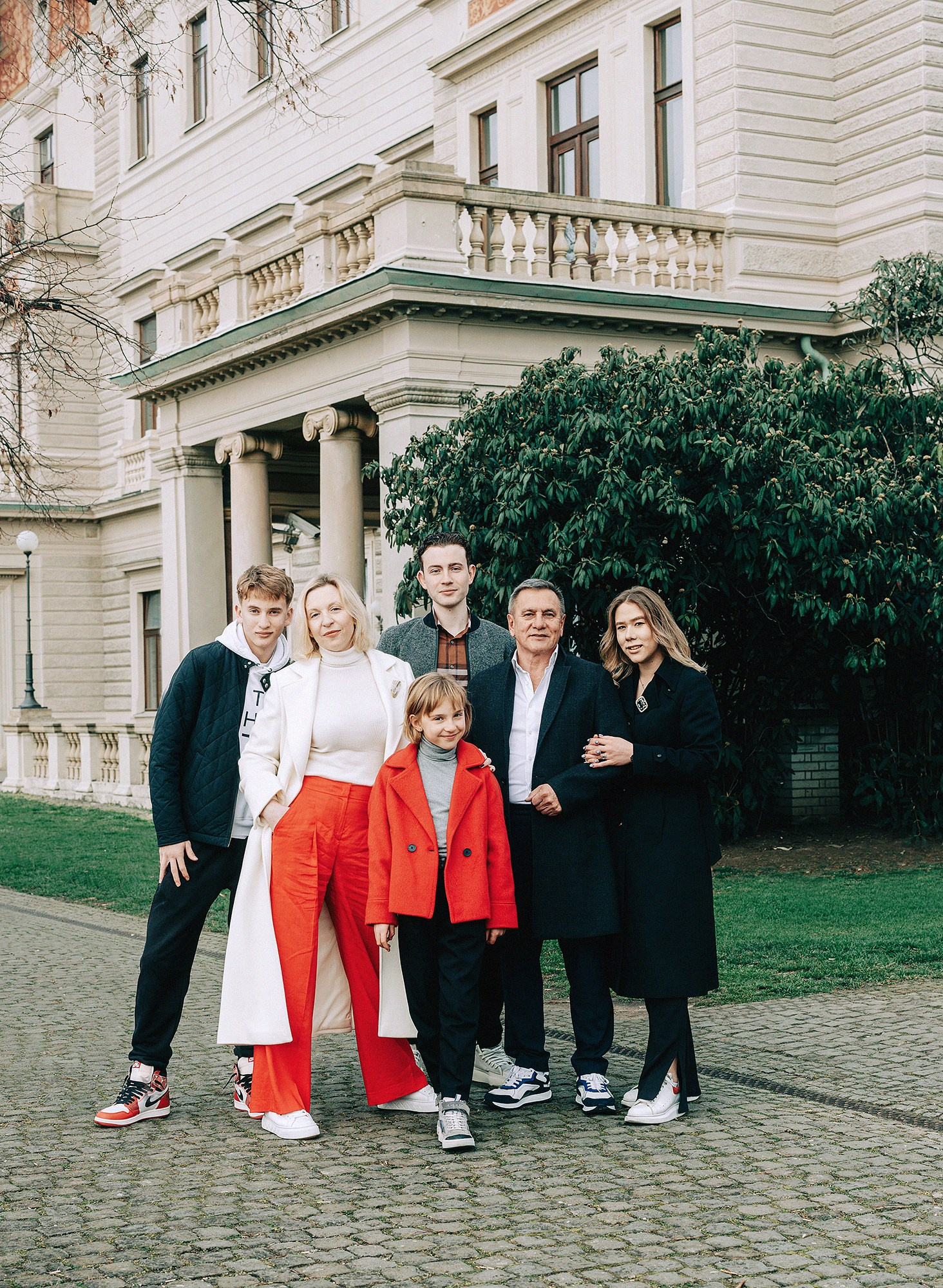 Наталья с семьей. Rodinný a svatební fotograf v Praze