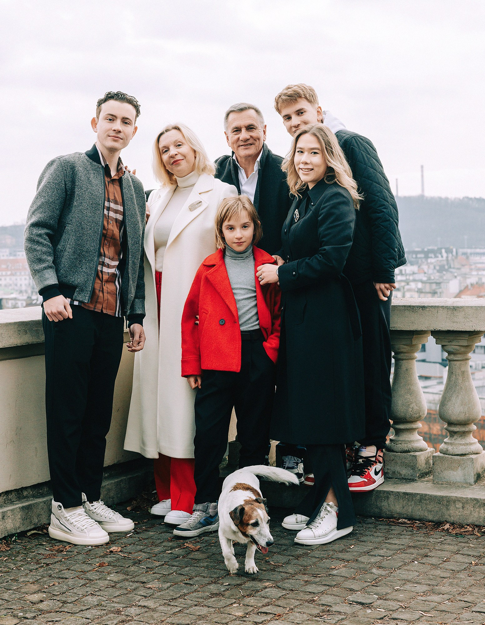 Наталья с семьей. Rodinný a svatební fotograf v Praze