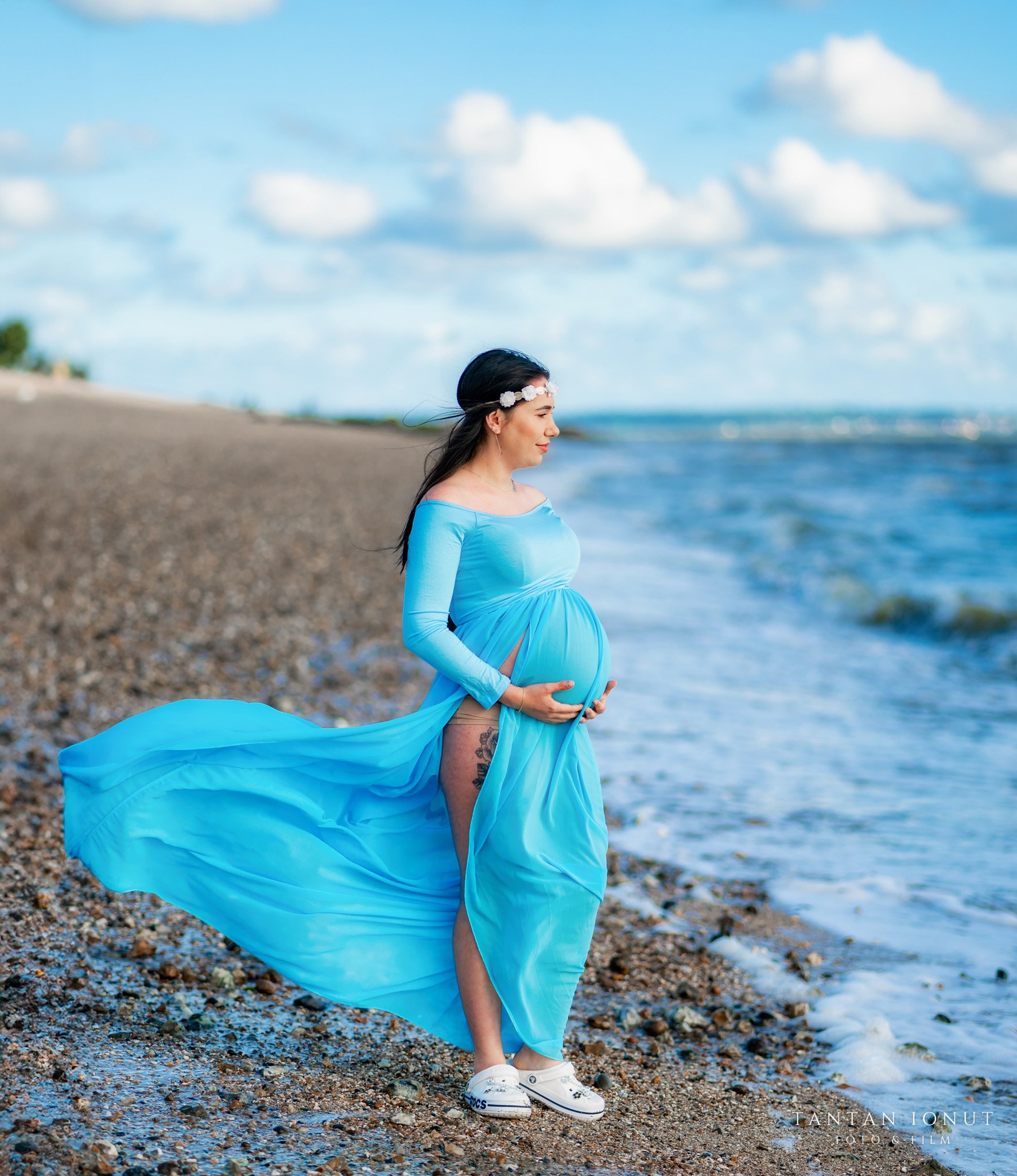 Sedinta foto maternitate — emotie si feminitate inainte de nastere. TANTAN IONUT FOTO & FILM
