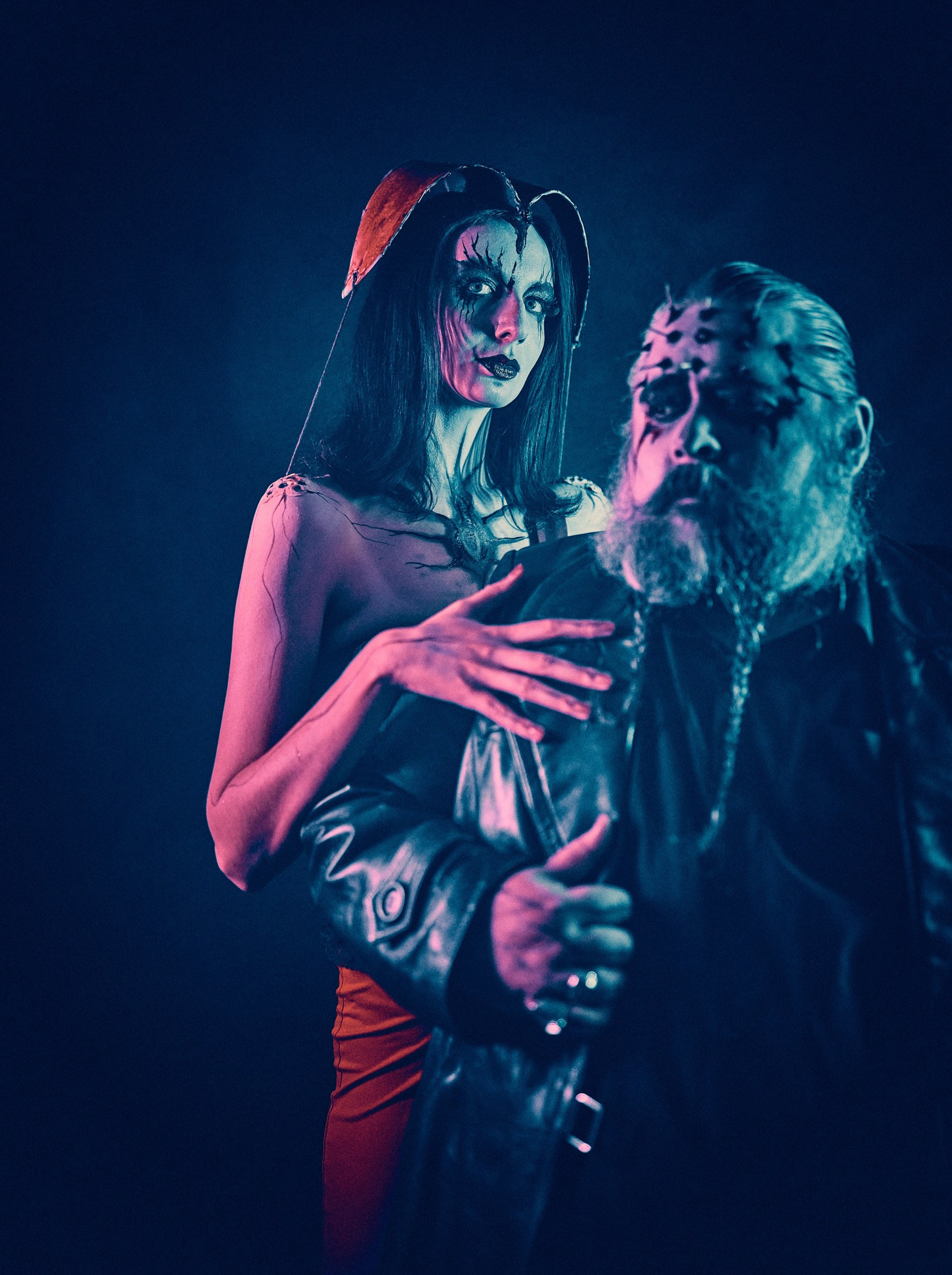 Fotograf portretowy Andriej Szypiłow - sesja na Halloween - Addams Cenobite. Portrait photographer Andriej Szypilow - Halloween session - Addams Cenobite.