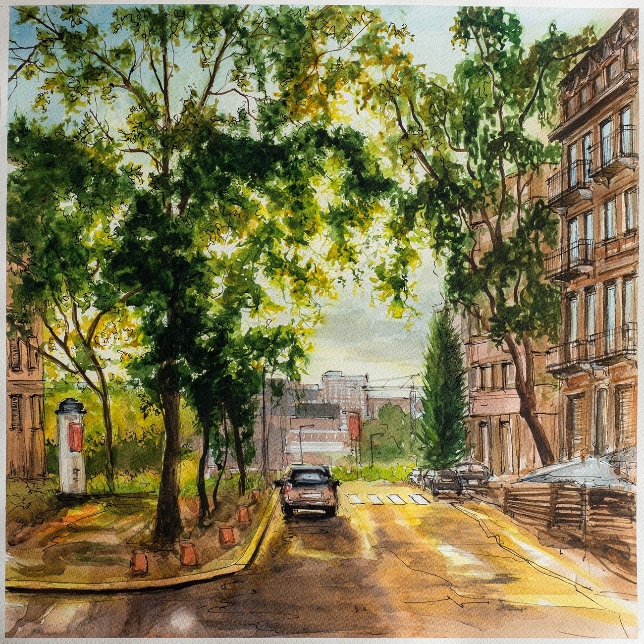 Angelina Sorokopud. Artiste à Strasbourg