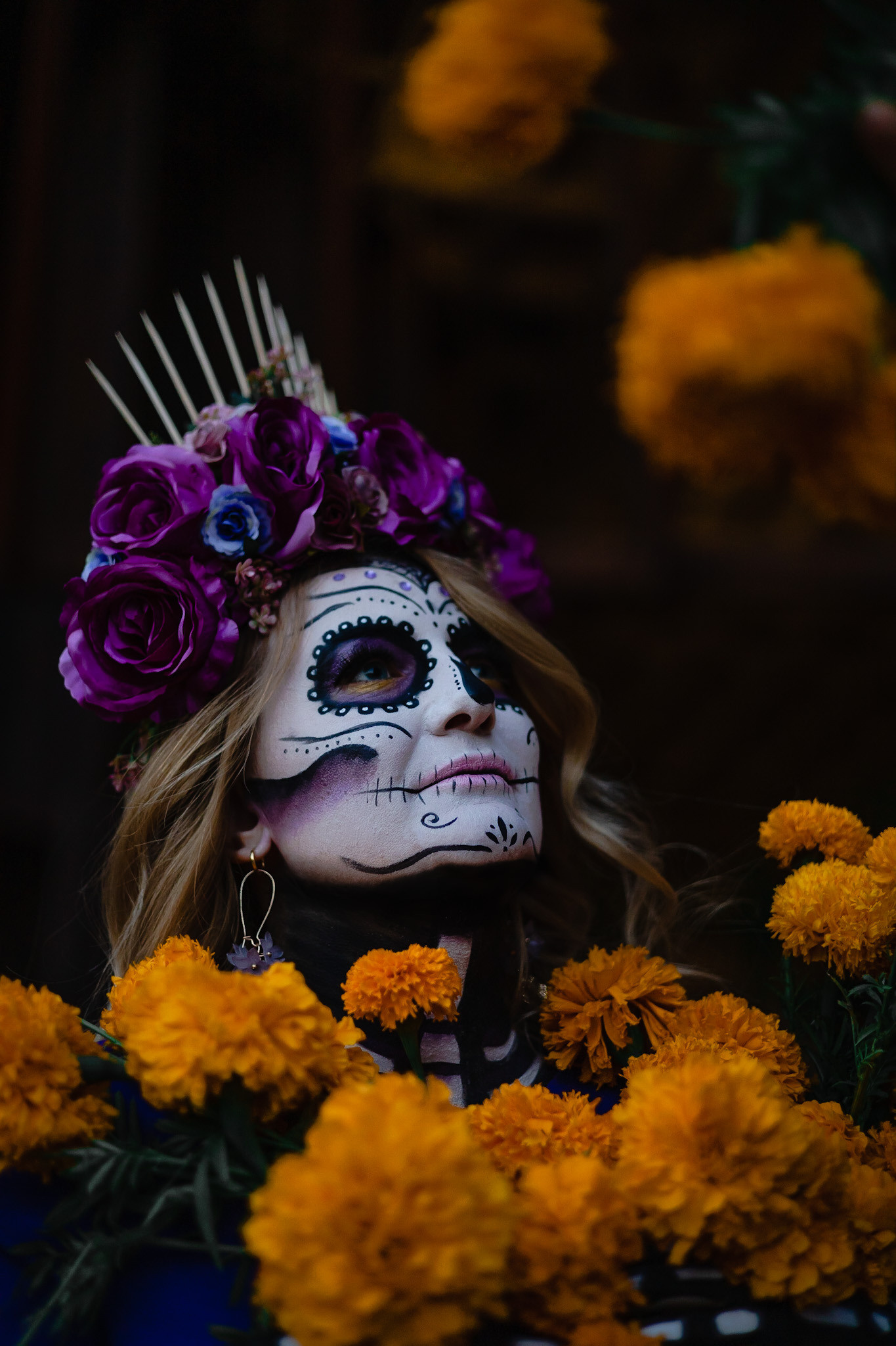 La Catrina Photoshoot. Lifestyle a rodinná fotografka v Pisku Oxana Telupilova
