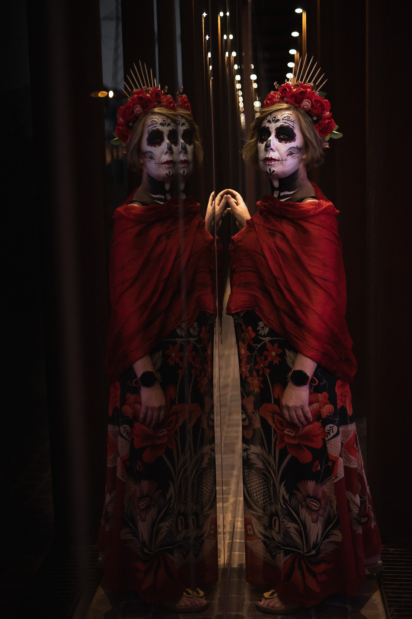 La Catrina Photoshoot. Lifestyle a rodinná fotografka v Pisku Oxana Telupilova