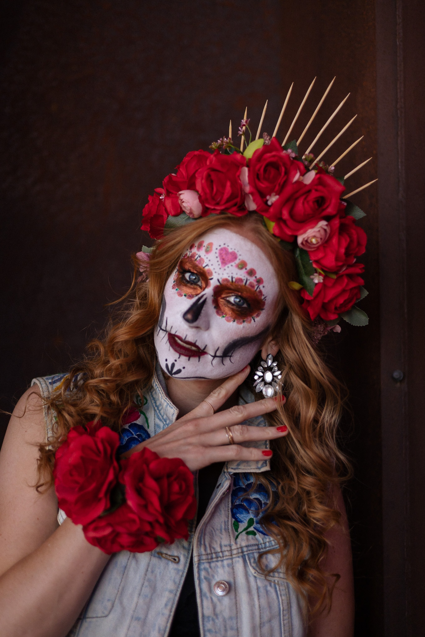La Catrina Photoshoot. Lifestyle a rodinná fotografka v Pisku Oxana Telupilova