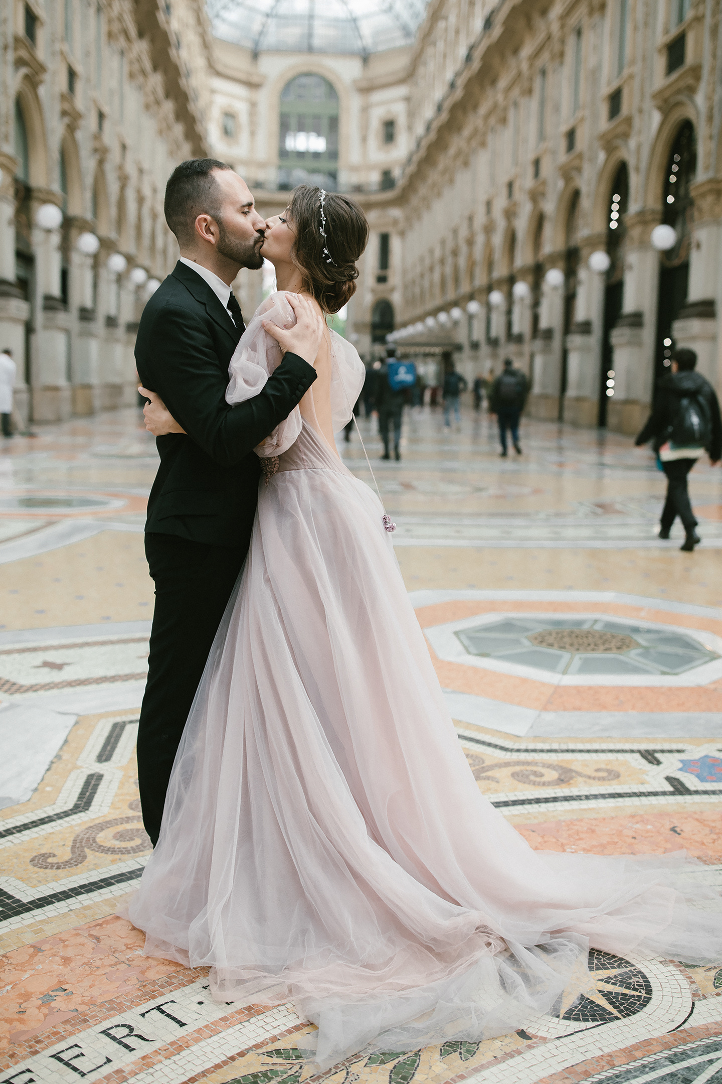 Hochzeitsfotografie Mailand | Dom & Galleria Vittorio Emanuele II. Hochzeitsfotograf Bodensee & Allgäu | Liliana Berkut