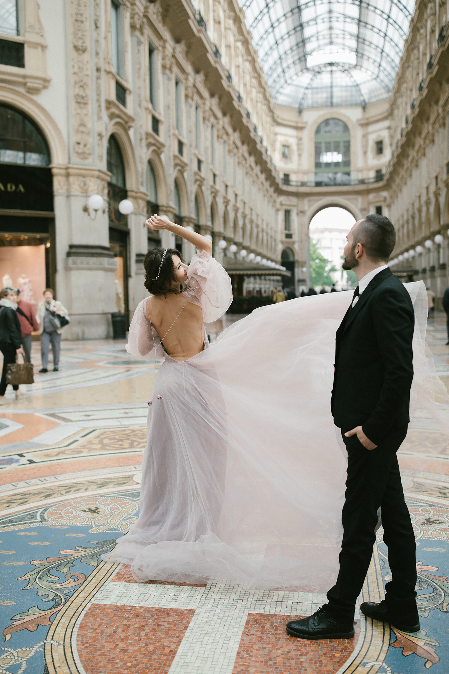 Hochzeitsfotografie Mailand | Dom & Galleria Vittorio Emanuele II. Hochzeitsfotograf Bodensee & Allgäu | Liliana Berkut