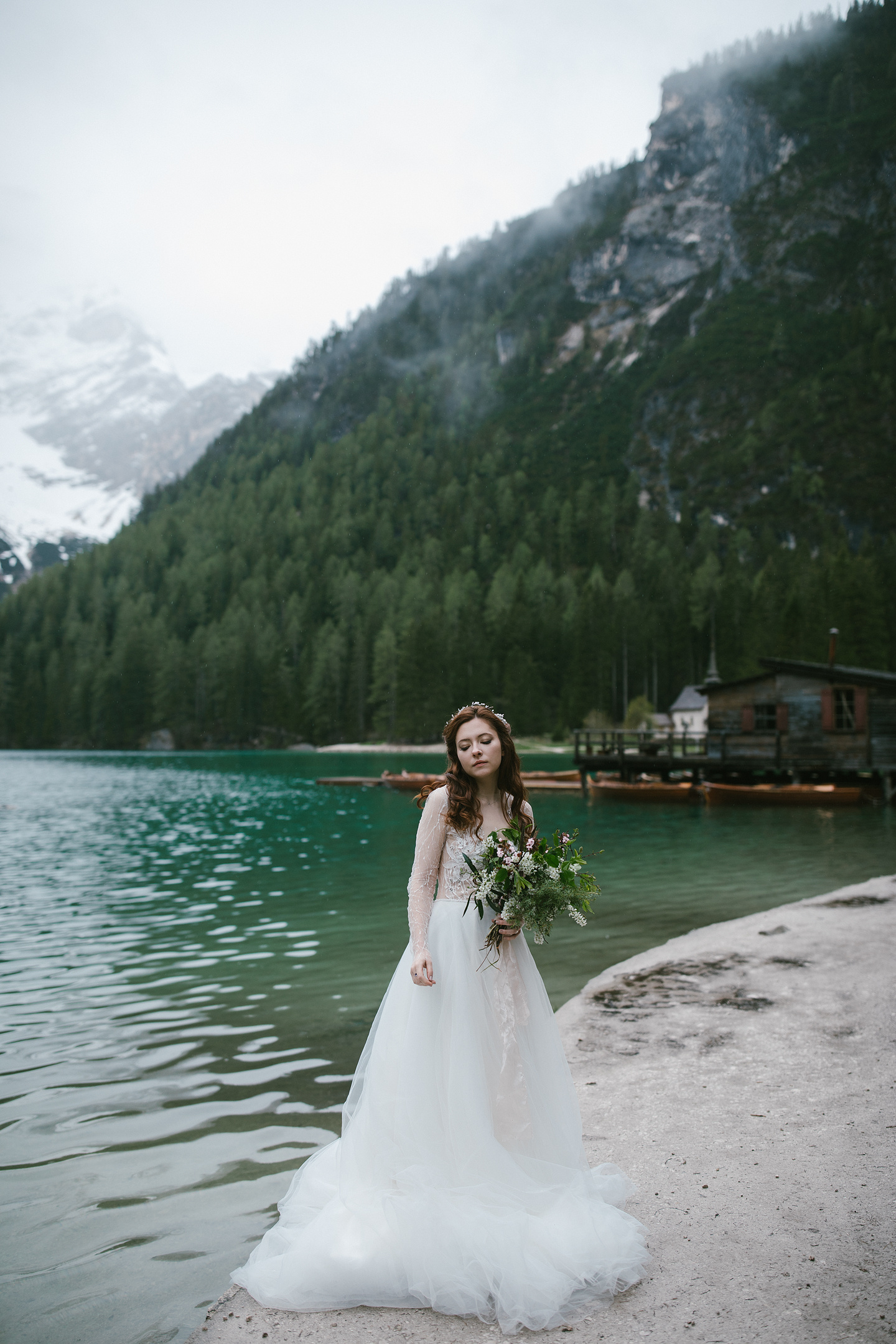 Hochzeitsfotografie Dolomiten | After Wedding Pragser Wildsee. Hochzeitsfotograf Bodensee & Allgäu | Liliana Berkut