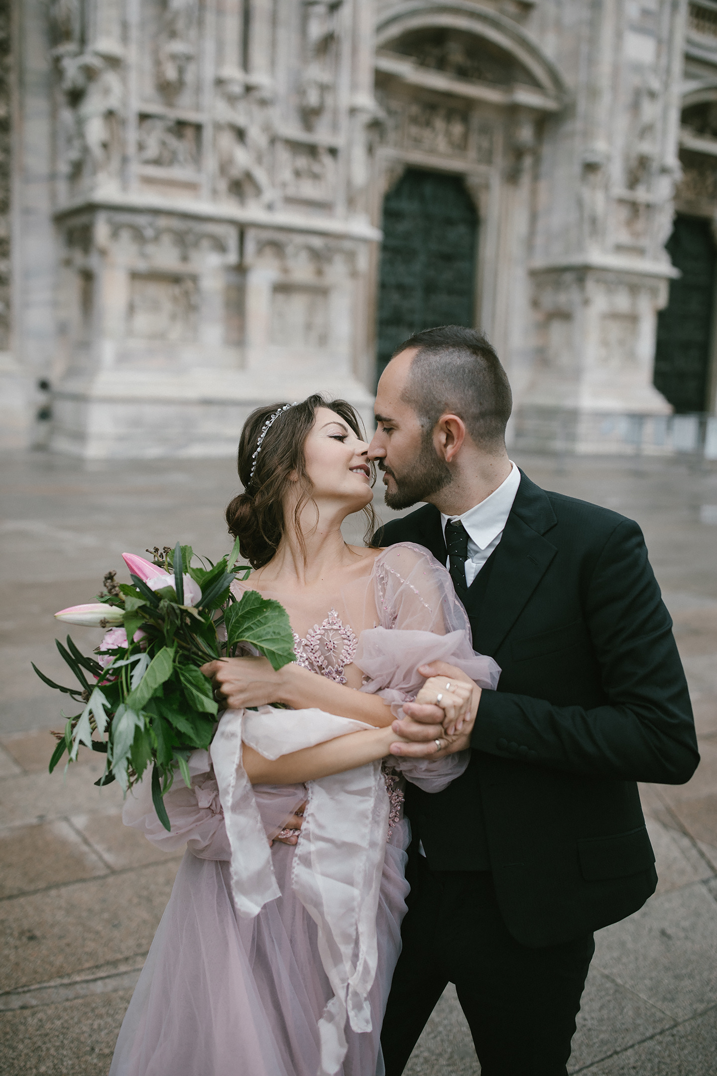Hochzeitsfotografie Mailand | Dom & Galleria Vittorio Emanuele II. Hochzeitsfotograf Bodensee & Allgäu | Liliana Berkut