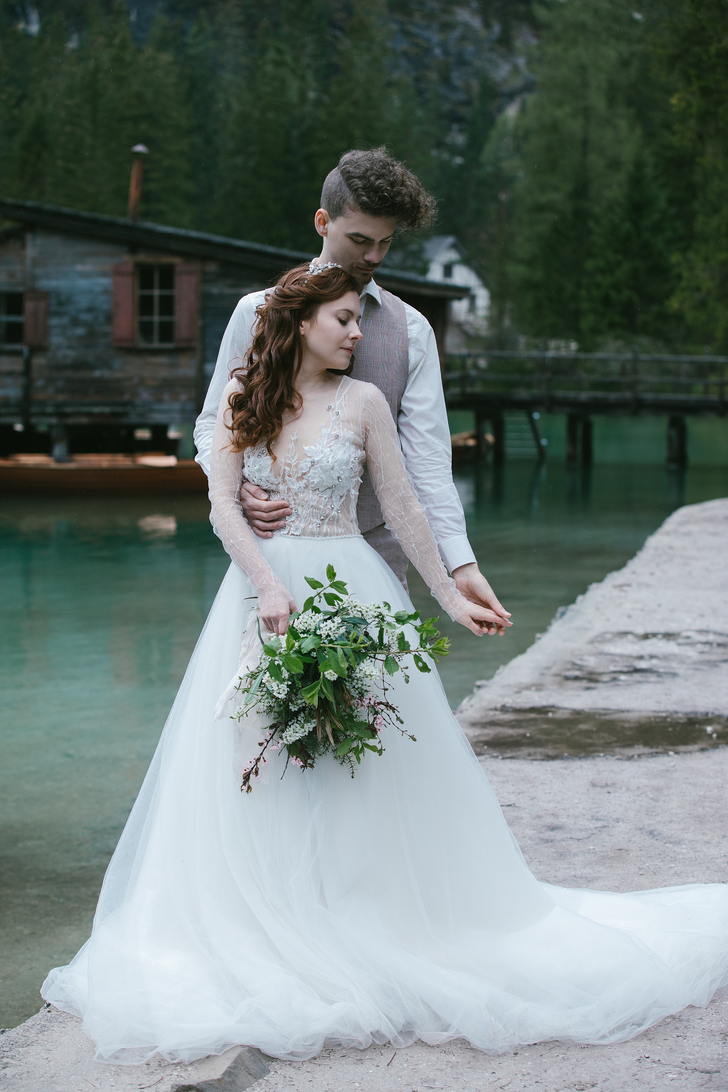 Hochzeitsfotografie Dolomiten | After Wedding Pragser Wildsee. Hochzeitsfotograf Bodensee & Allgäu | Liliana Berkut