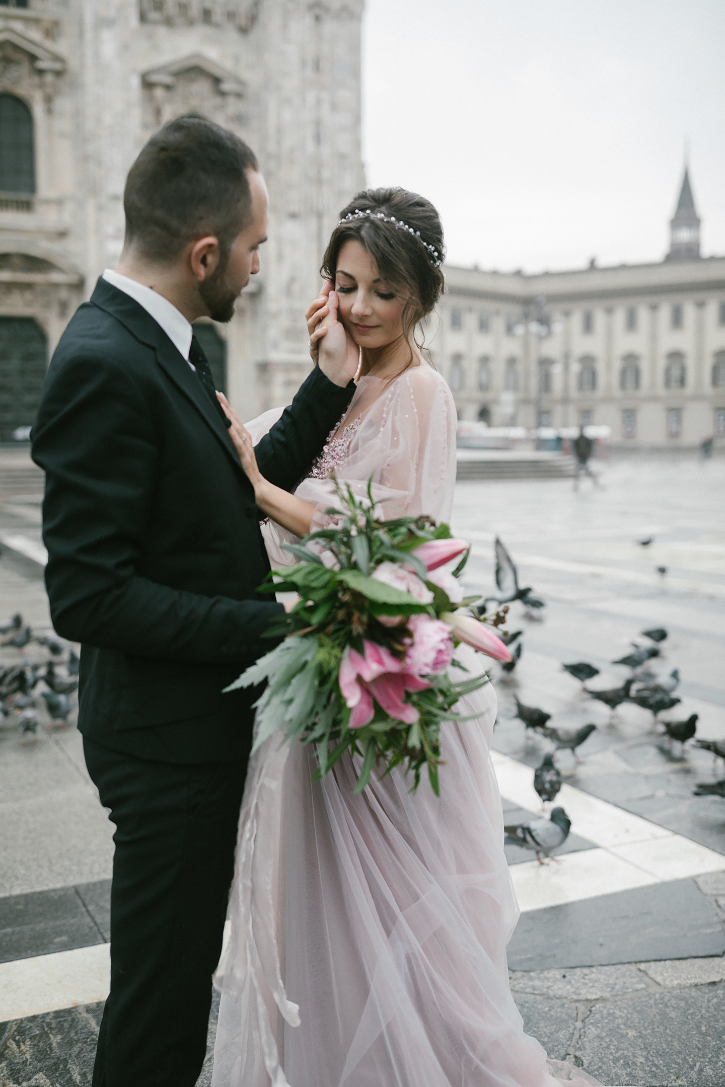 Hochzeitsfotografie Mailand | Dom & Galleria Vittorio Emanuele II. Hochzeitsfotograf Bodensee & Allgäu | Liliana Berkut
