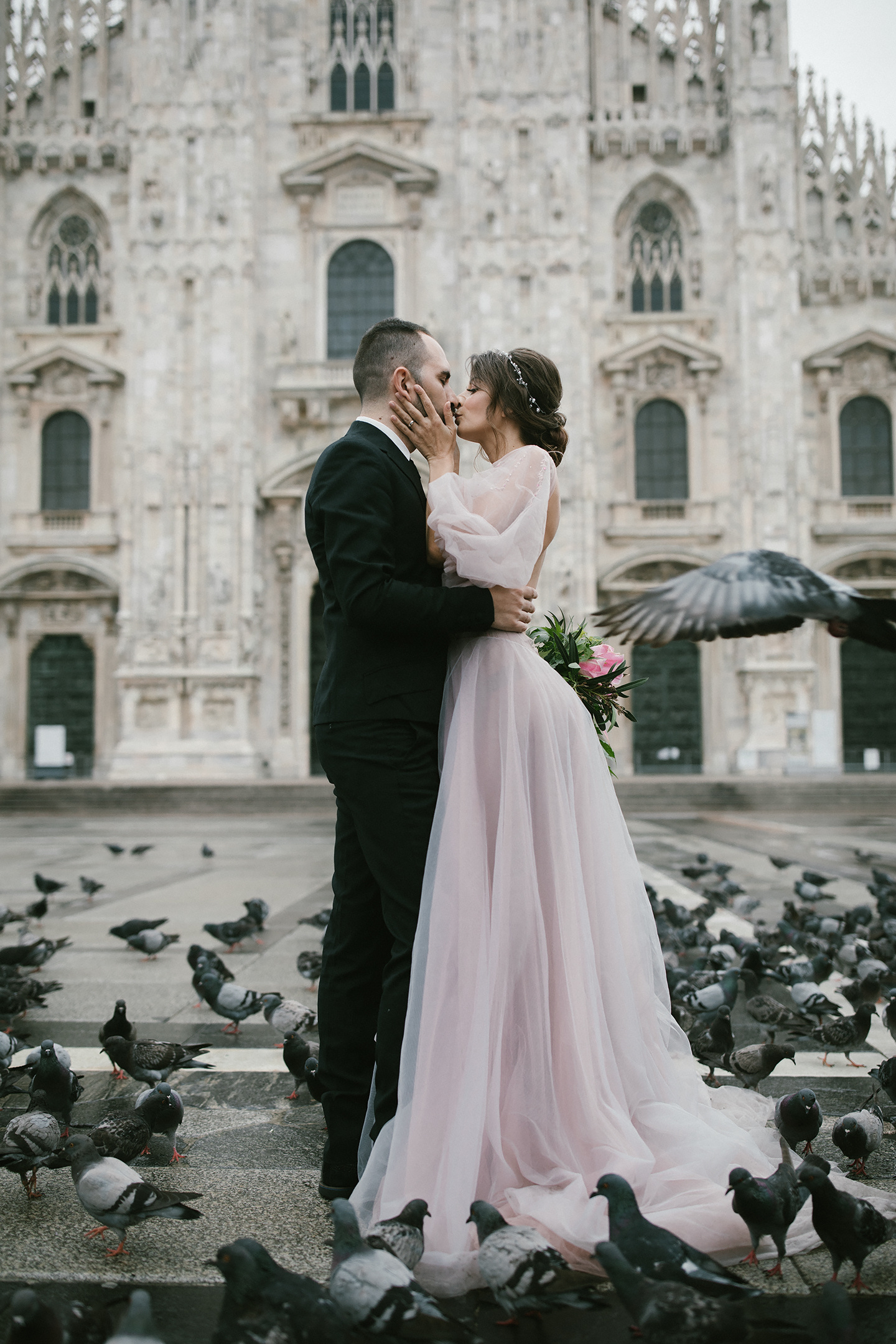 Hochzeitsfotografie Mailand | Dom & Galleria Vittorio Emanuele II. Hochzeitsfotograf Bodensee & Allgäu | Liliana Berkut