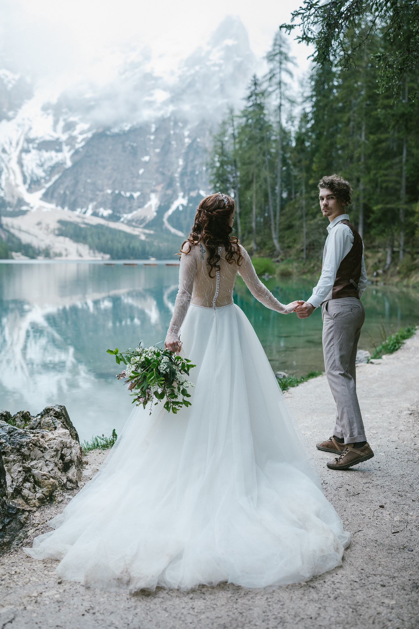 Hochzeitsfotografie Dolomiten | After Wedding Pragser Wildsee. Hochzeitsfotograf Bodensee & Allgäu | Liliana Berkut