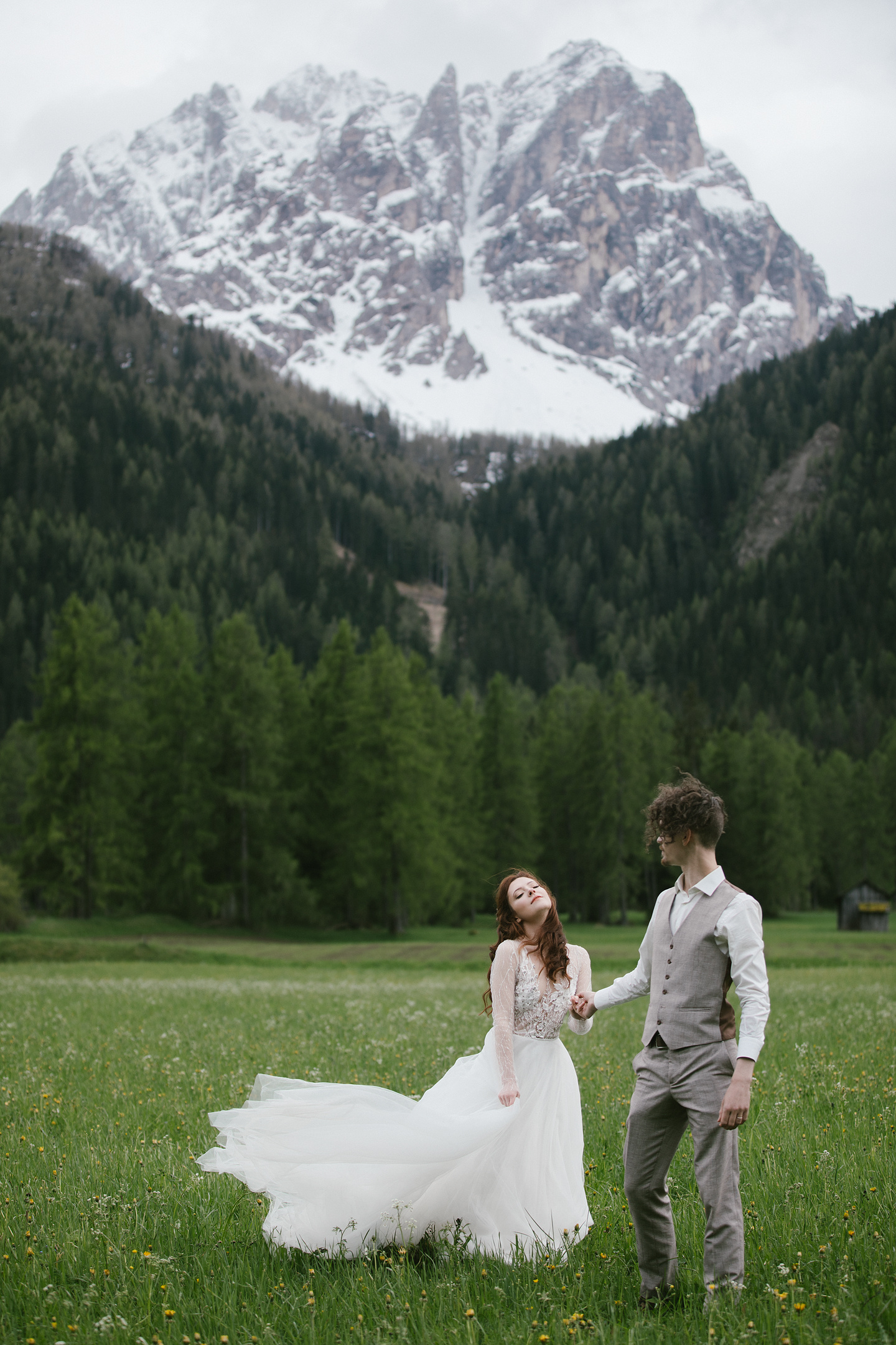 Hochzeitsfotografie Dolomiten | After Wedding Pragser Wildsee. Hochzeitsfotograf Bodensee & Allgäu | Liliana Berkut