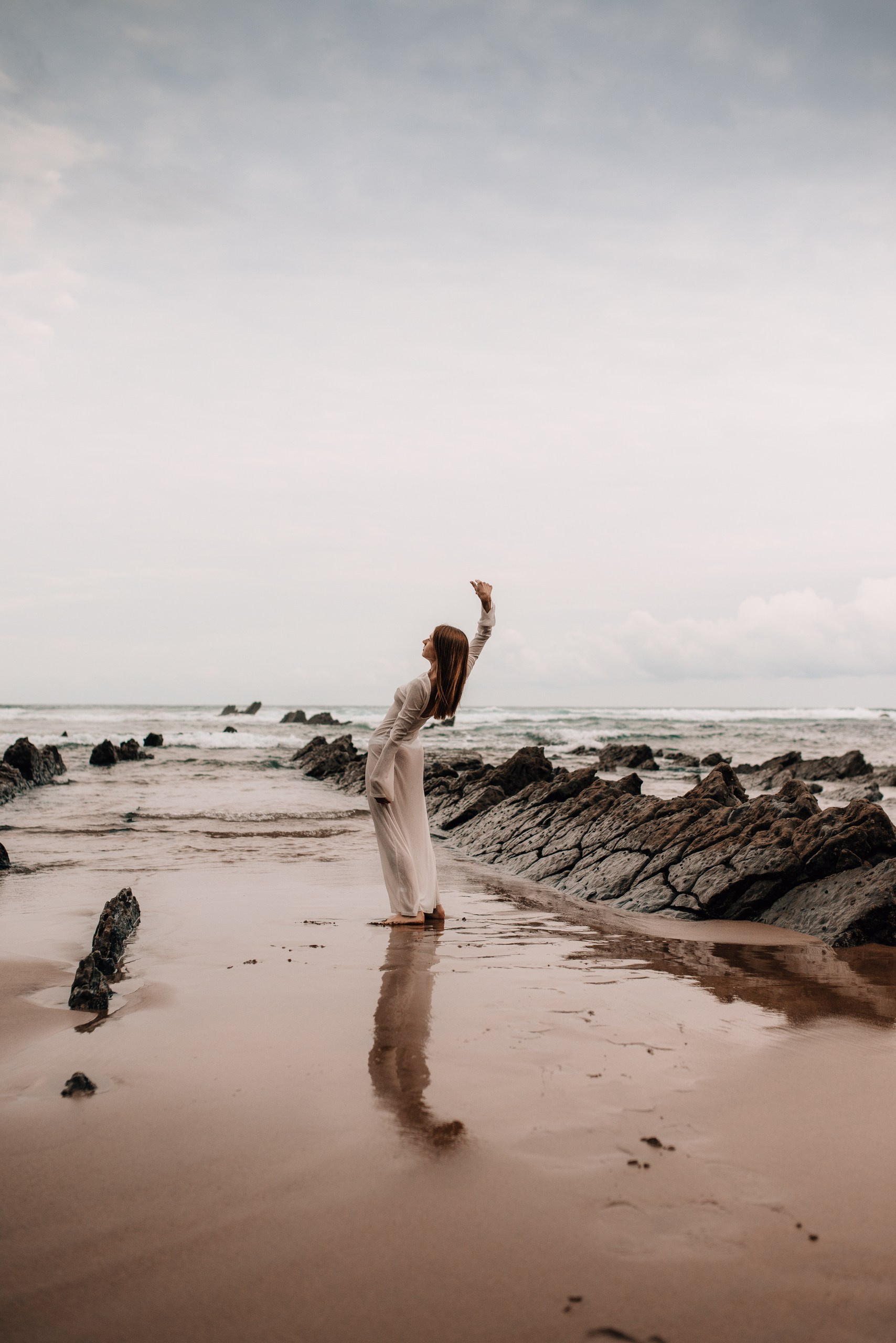 Марина и море…. Photographer in Bilbao Irina Makou