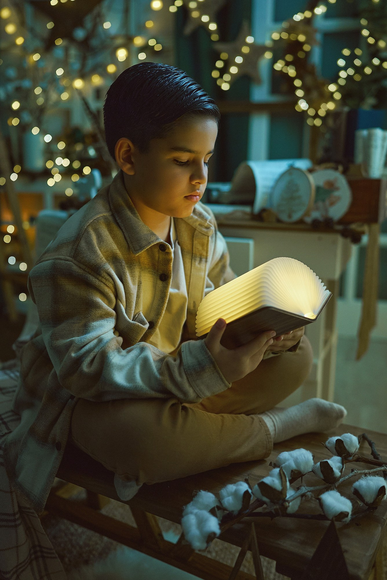 Sesión de fotos Navidad Tenerife. Fotógrafos en Tenerife dedicados a la fotografía de bebes, niños y familia