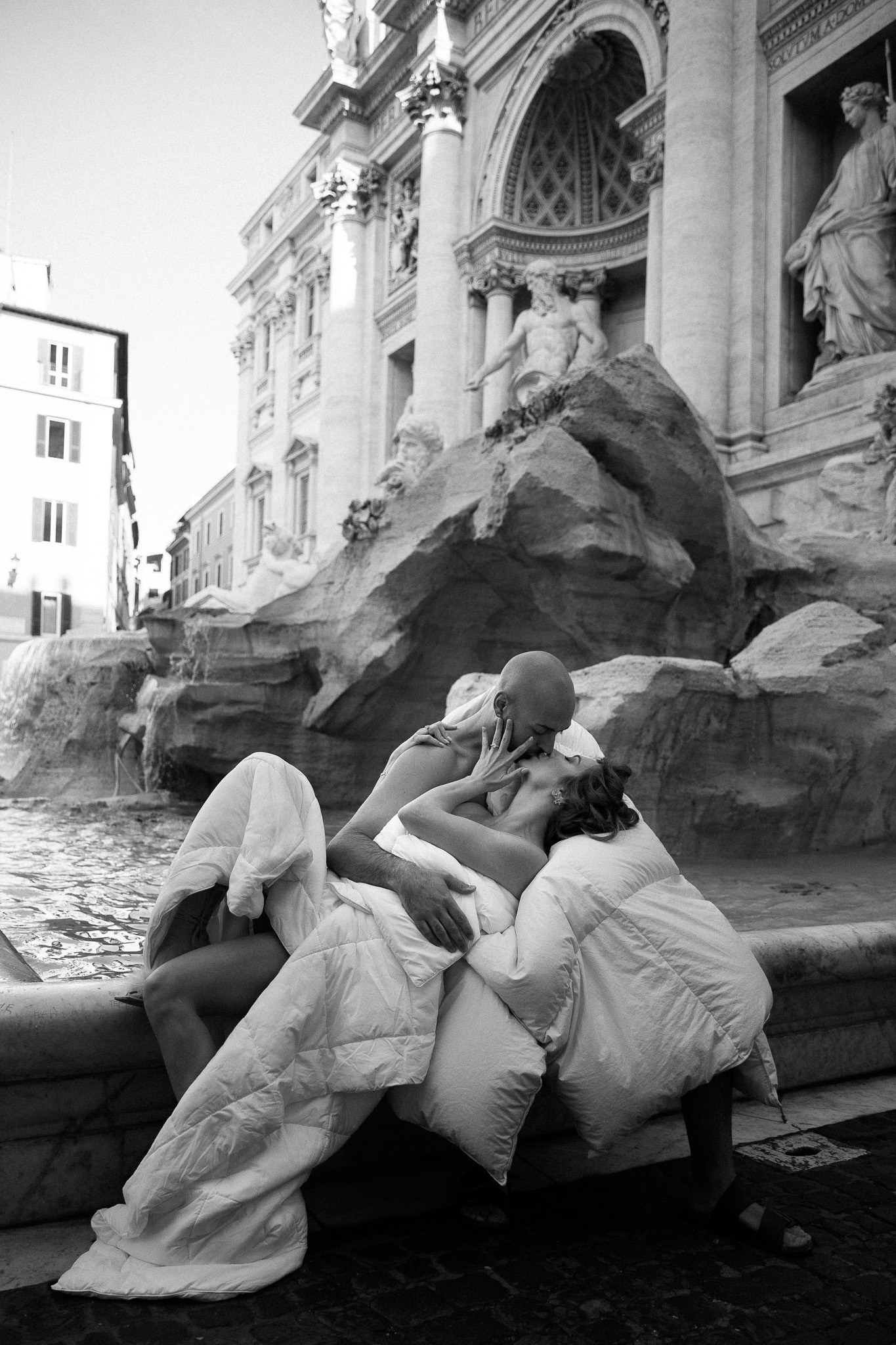 Love, Duvets, and the Eternal City: A Dreamy Elopement in Rome. Elizaveta Razumova: Cinematic Photography for Love, Weddings, Portraits & Brands